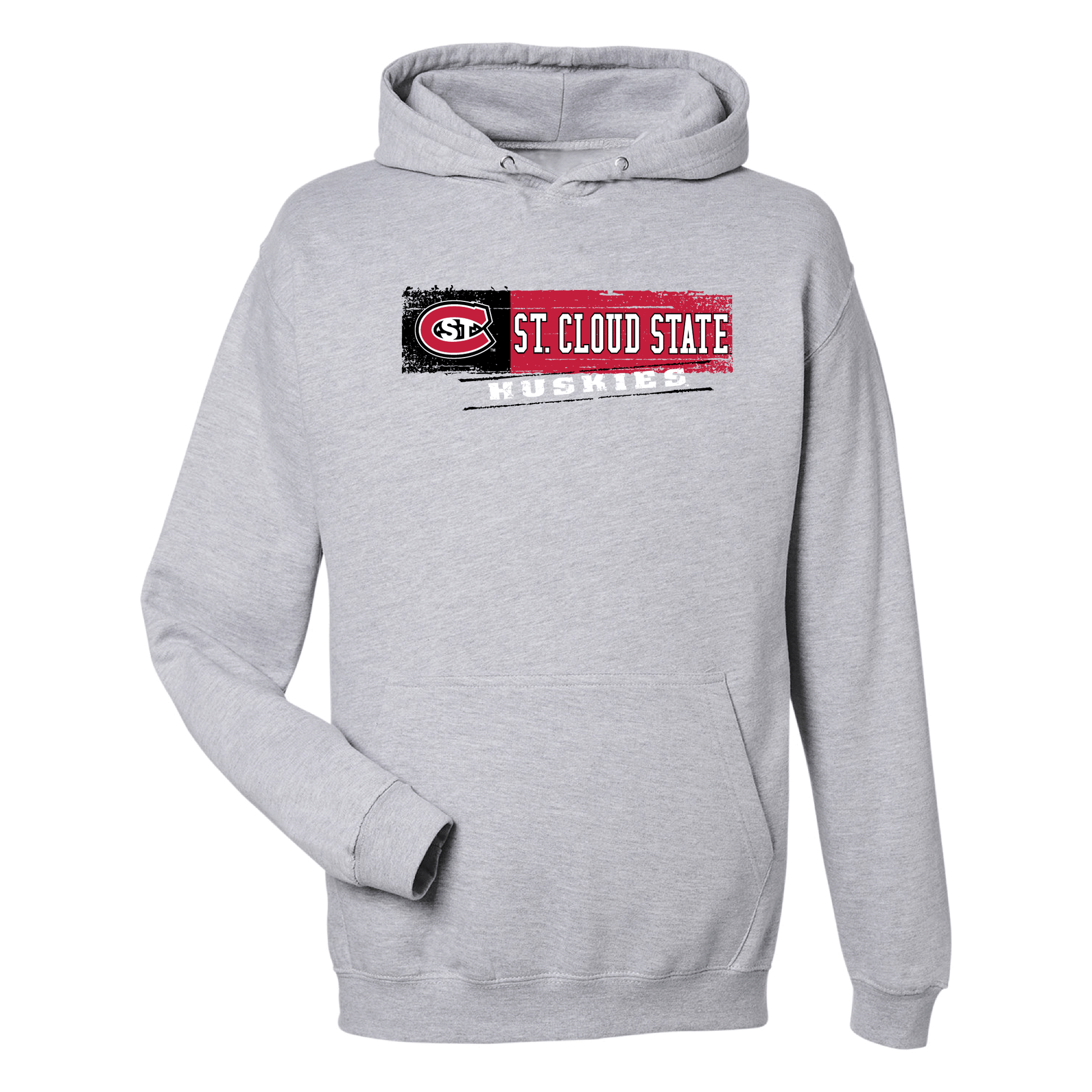 St. Cloud State University  Huskies Sticker Hooded Sweatshirt Fleece