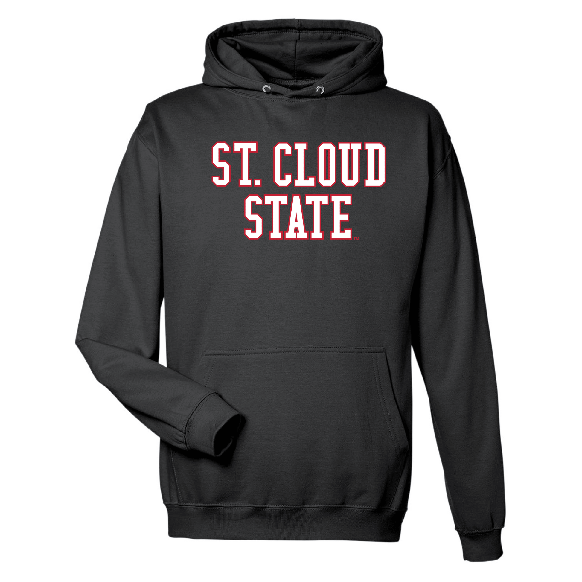St. Cloud State University  Huskies Block Hooded Sweatshirt Fleece