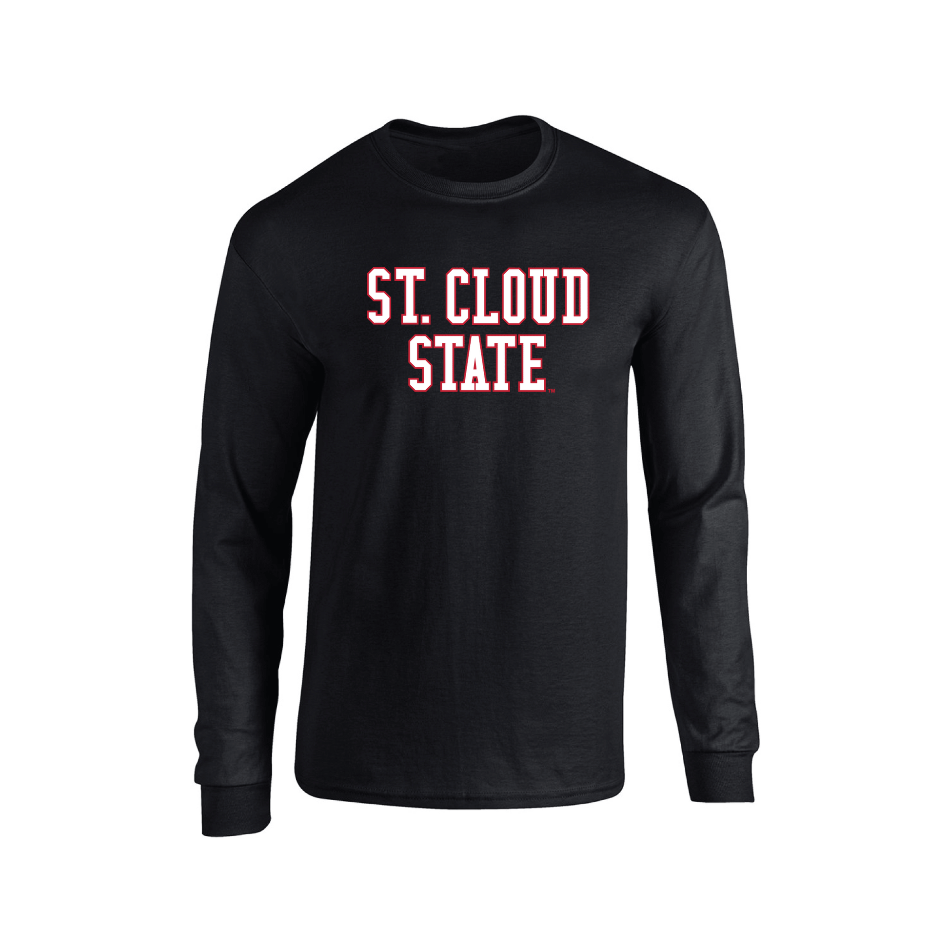 St. Cloud State University  Huskies Block Long Sleeve T-shirt Unisex