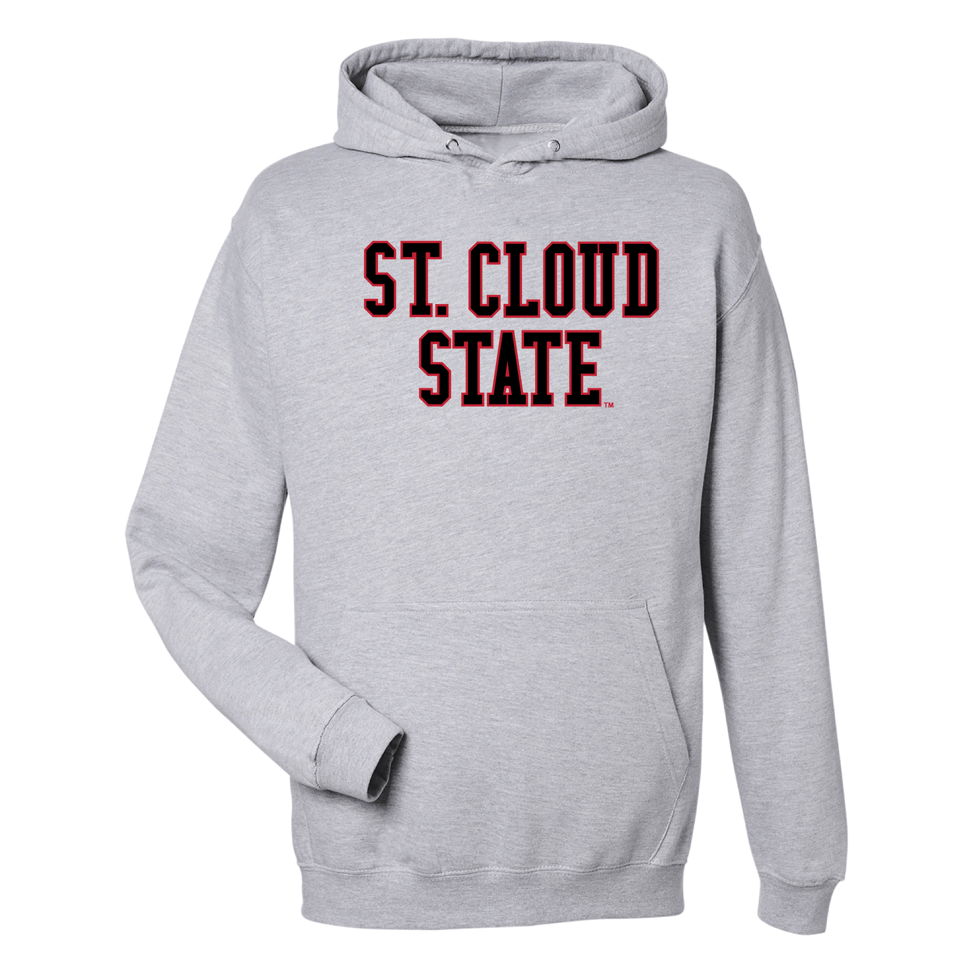 St. Cloud State University  Huskies Block Hooded Sweatshirt Fleece