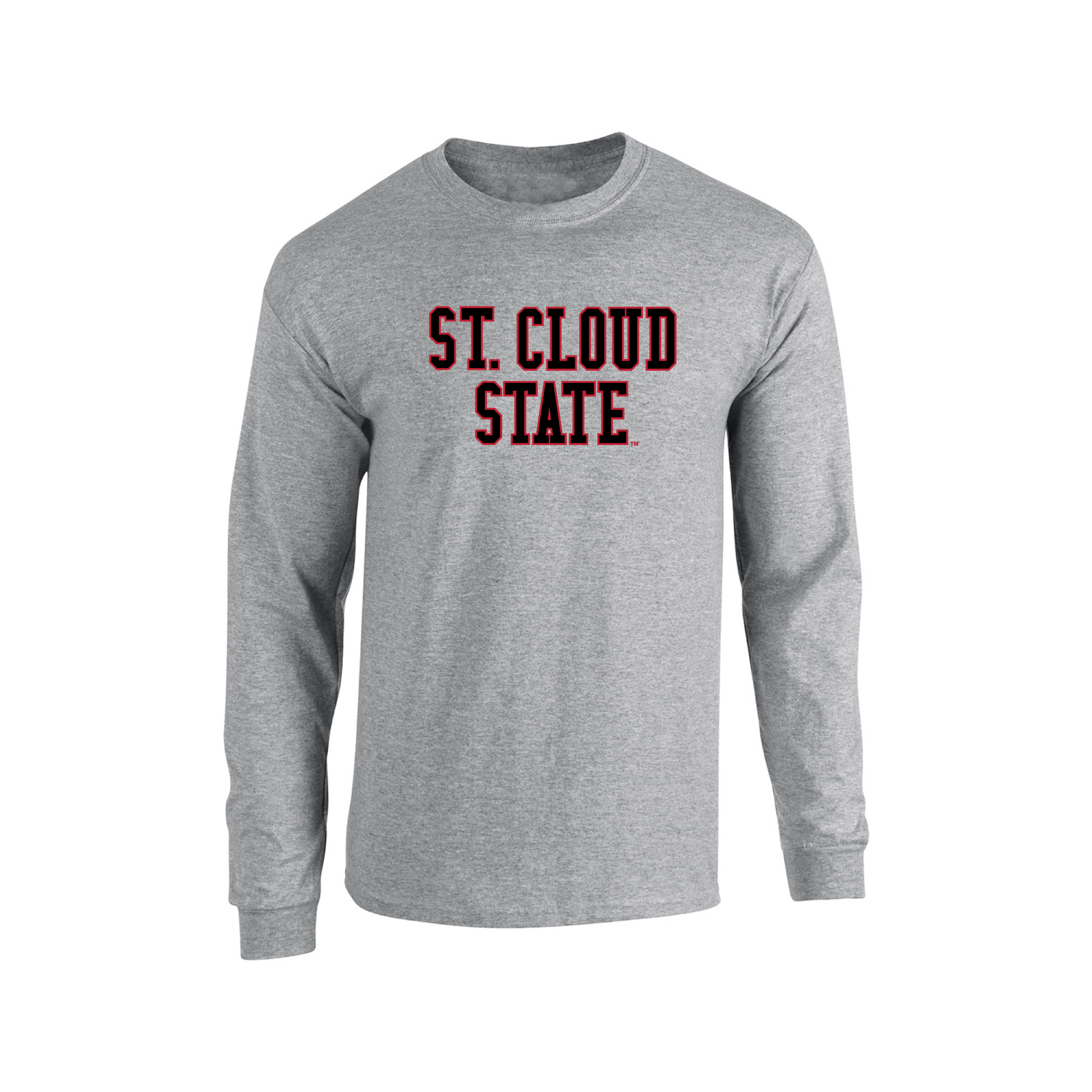 St. Cloud State University  Huskies Block Long Sleeve T-shirt Unisex