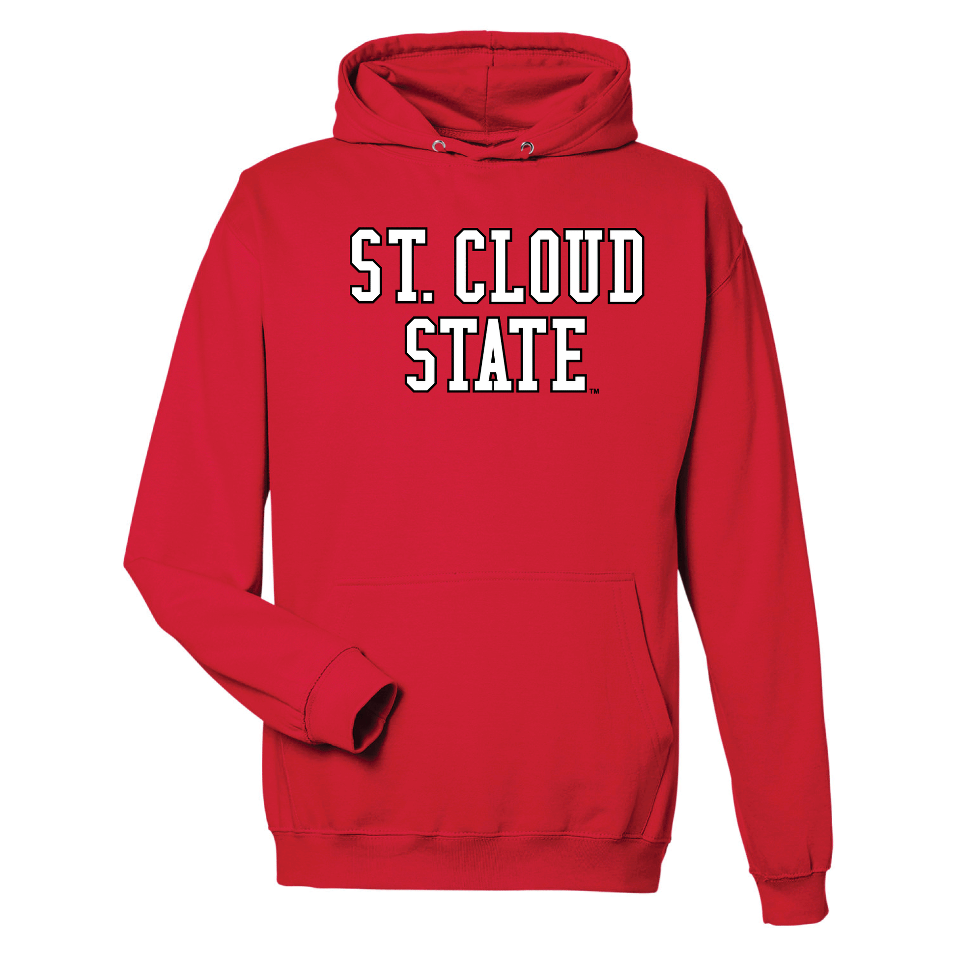 St. Cloud State University  Huskies Block Hooded Sweatshirt Fleece