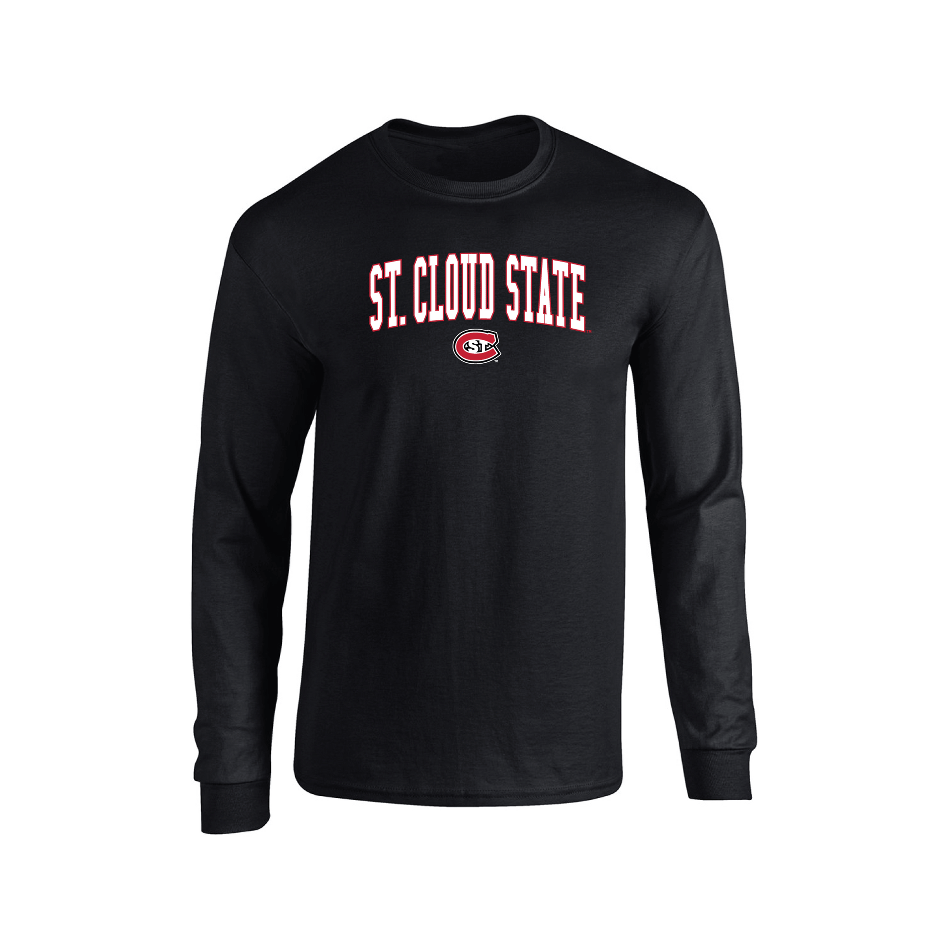 St. Cloud State University  Huskies Jumbo Arch Long Sleeve T-shirt Unisex