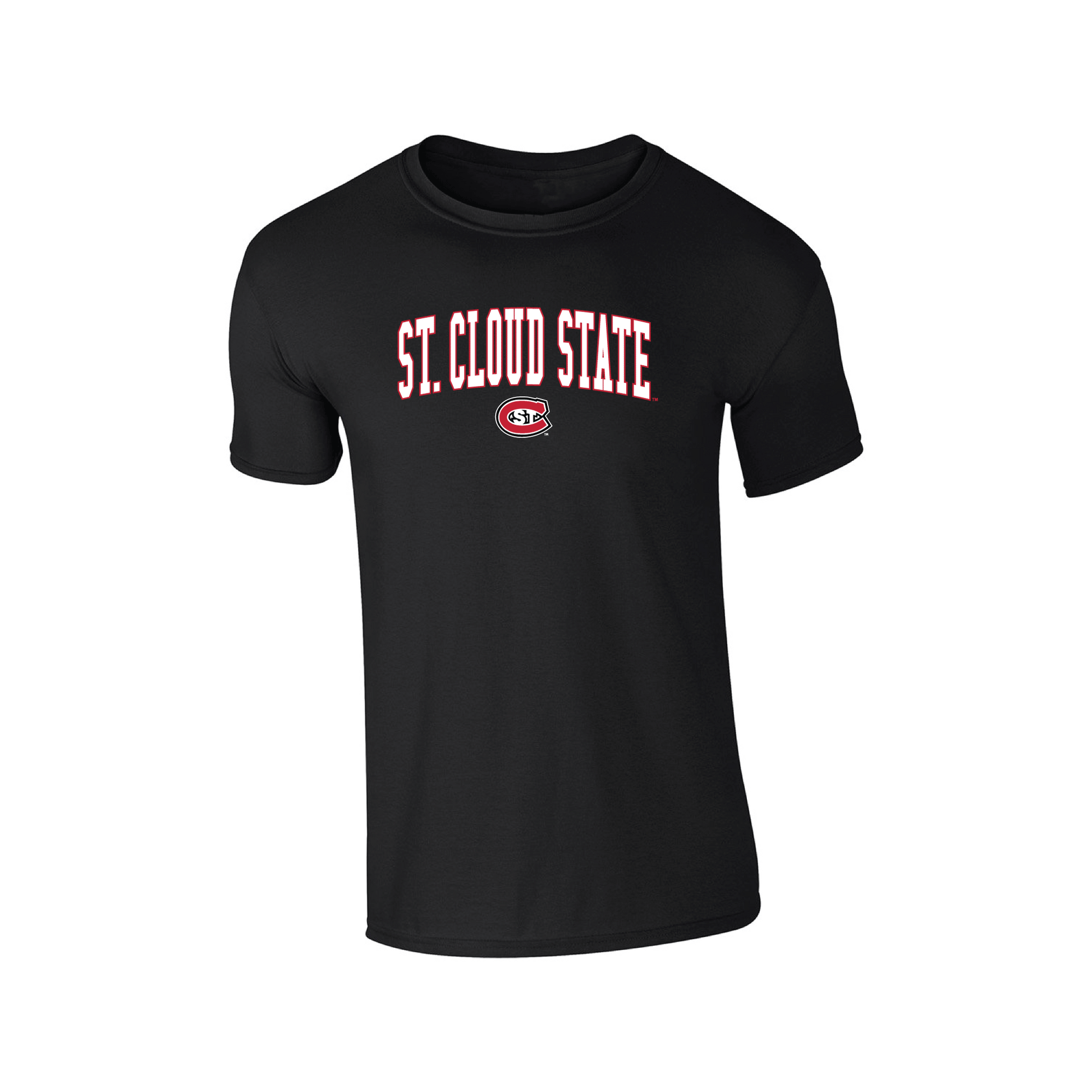 St. Cloud State University  Huskies Jumbo Arch T-shirt Unisex Cotton