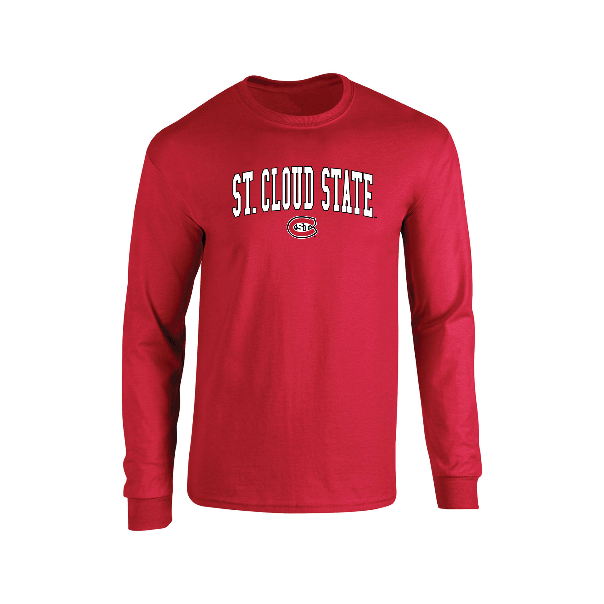St. Cloud State University  Huskies Jumbo Arch Long Sleeve T-shirt Unisex