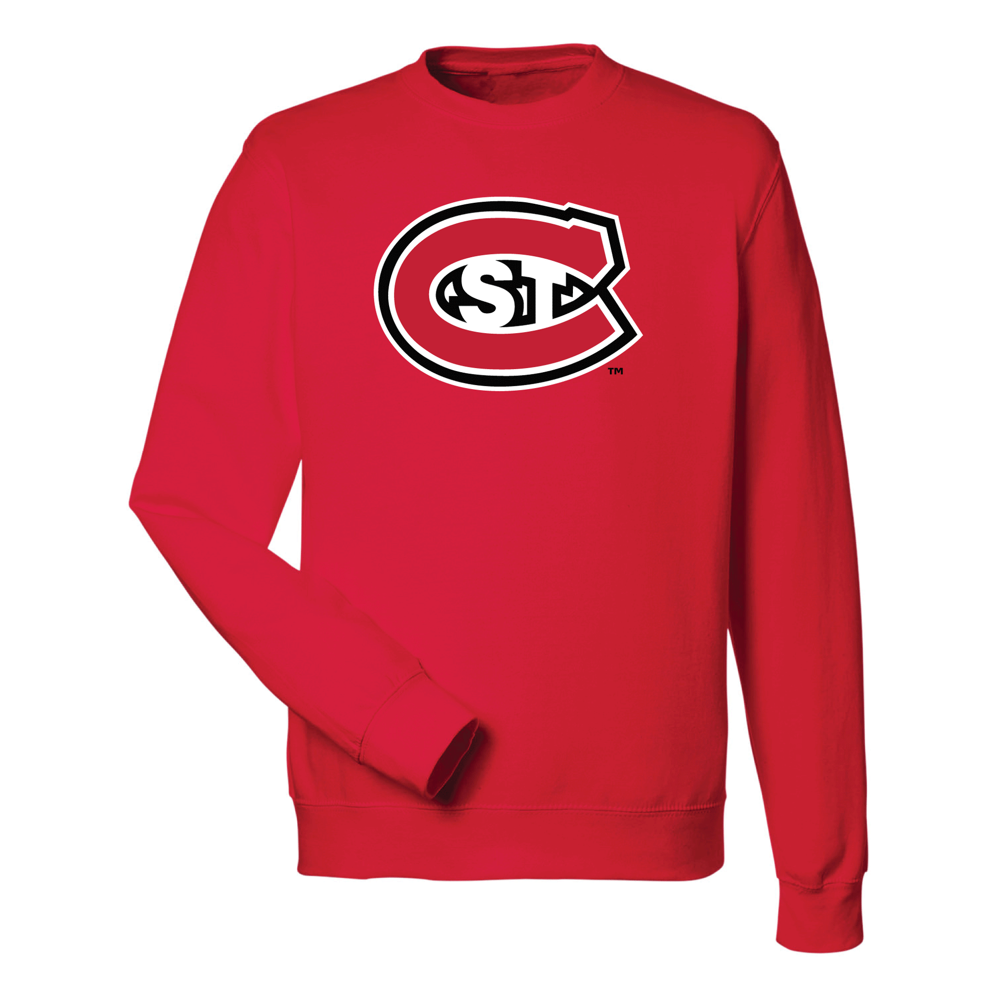 St. Cloud State University  Huskies Jumbo Logo Crewneck Sweatshirt Fleece