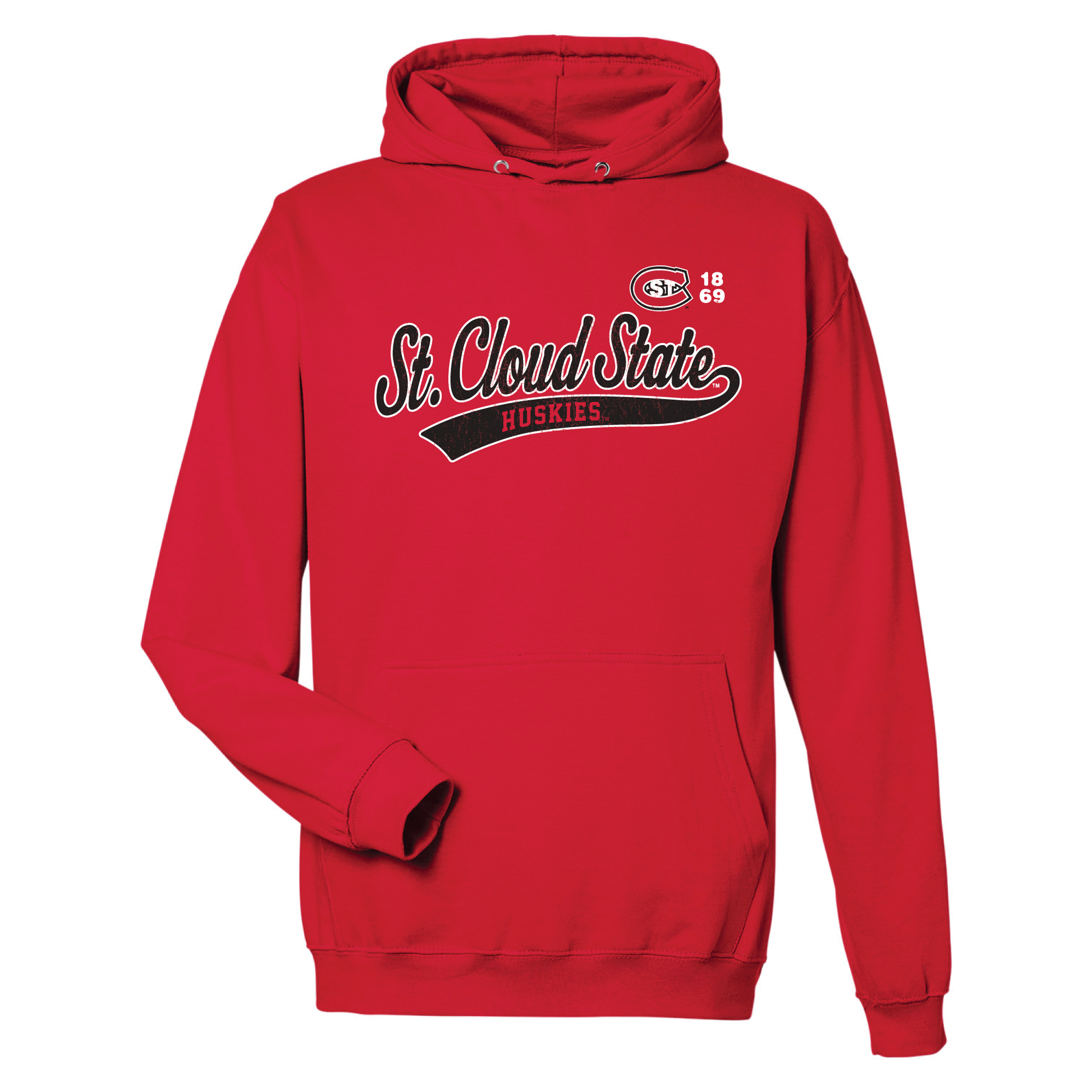 St. Cloud State University  Huskies Old School Hooded Sweatshirt Fleece