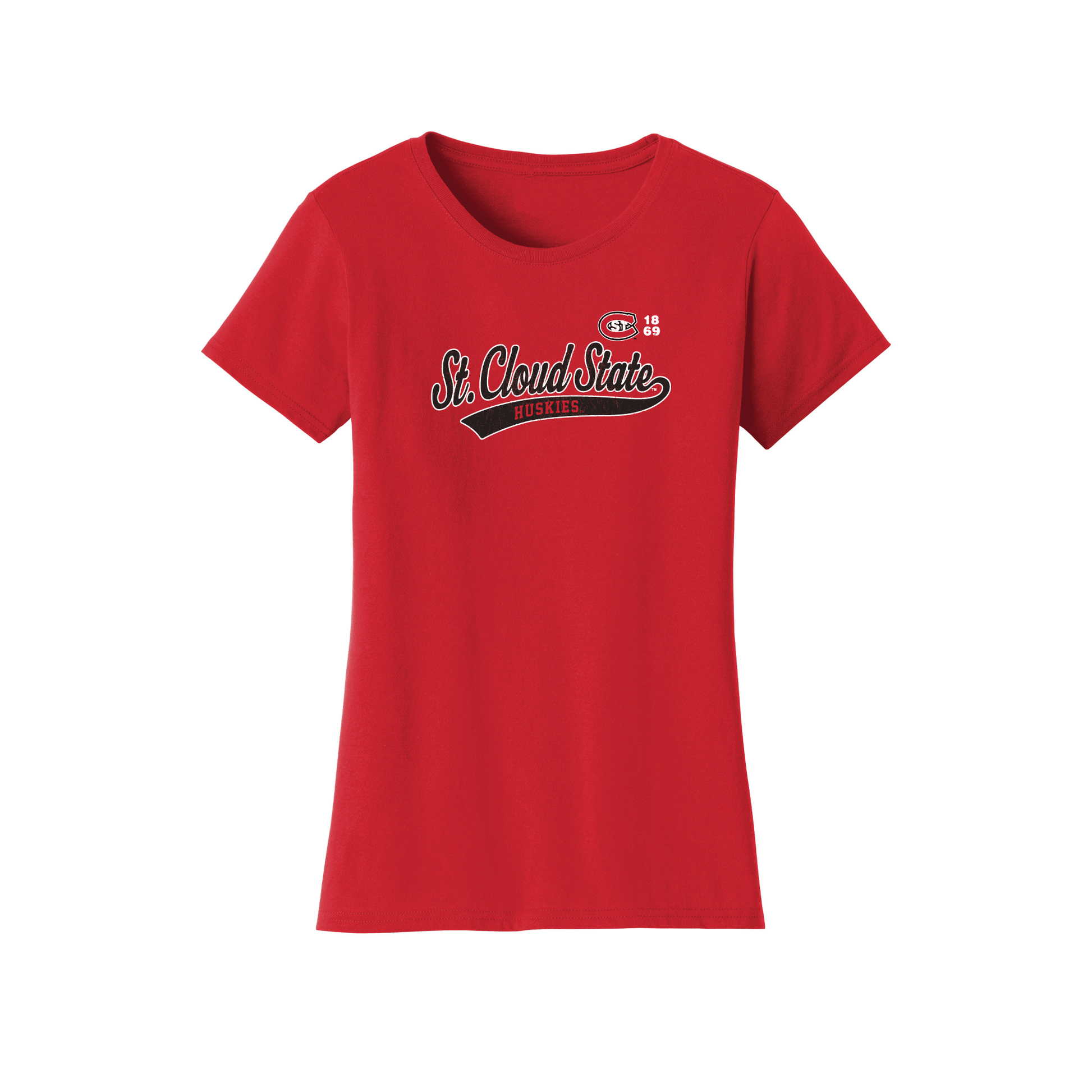 St. Cloud State University  Huskies Old School Womens Relaxed T-shirt