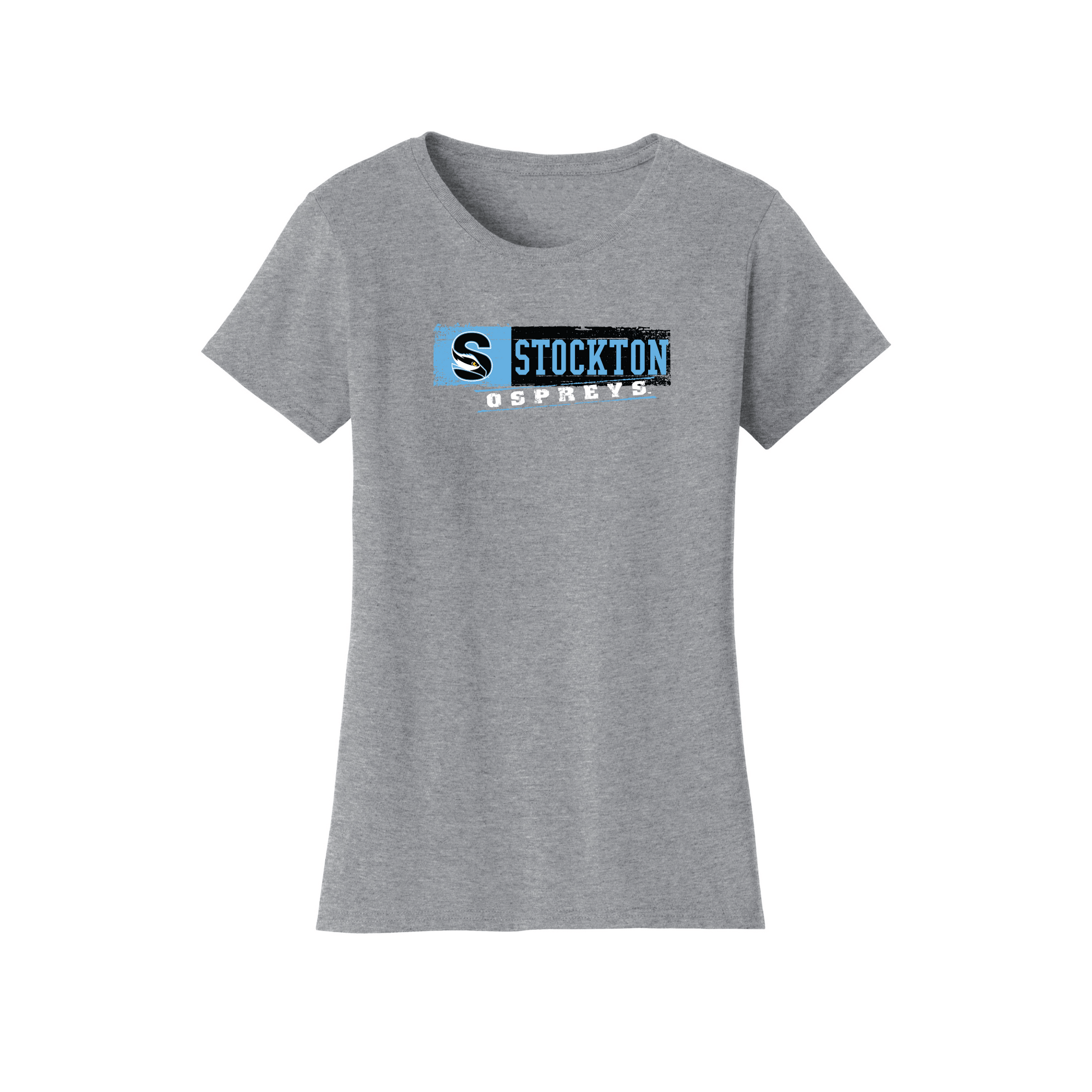 Stockton University Ospreys Sticker Womens T-Shirt