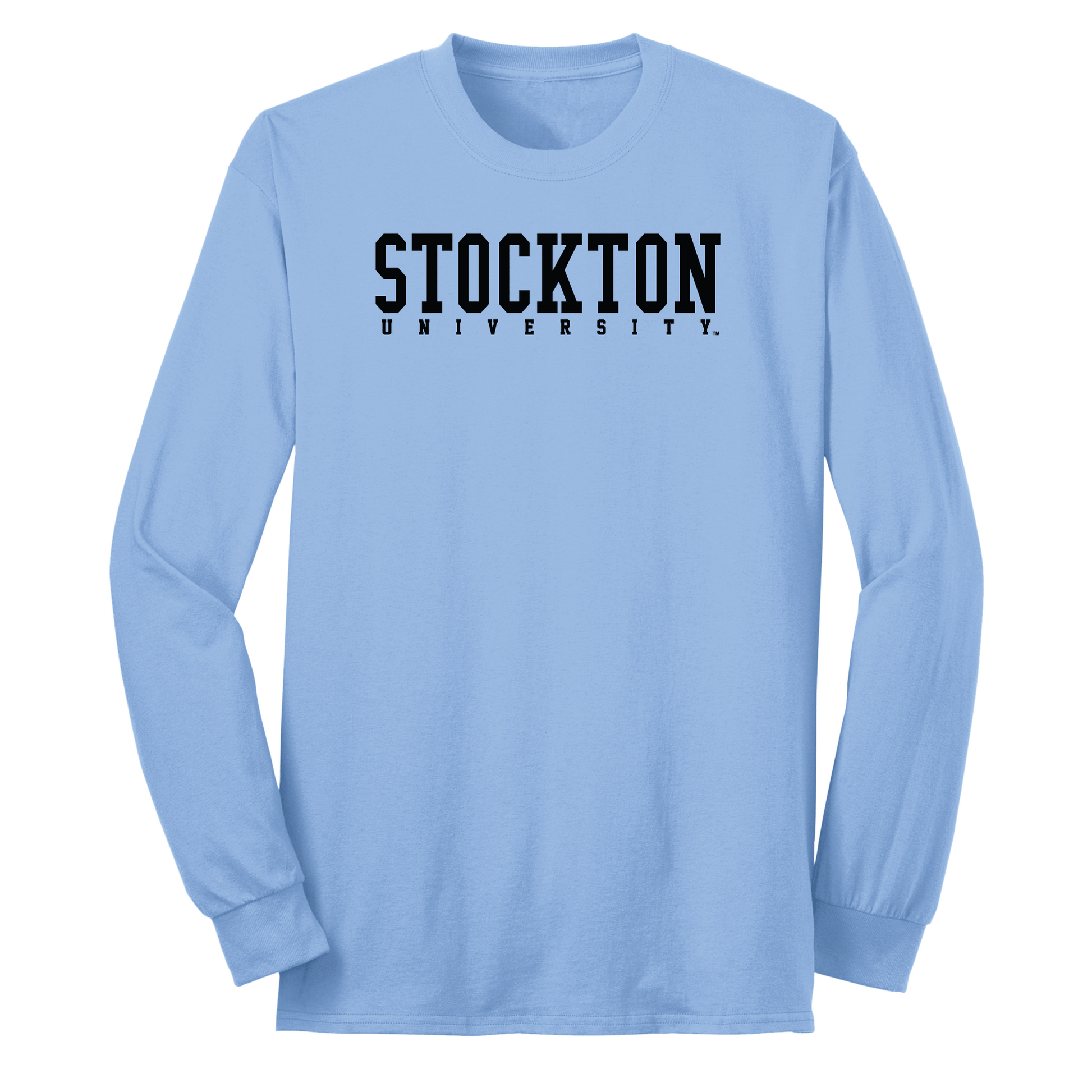 Stockton University Ospreys Block Adult Long Sleeve T-Shirt