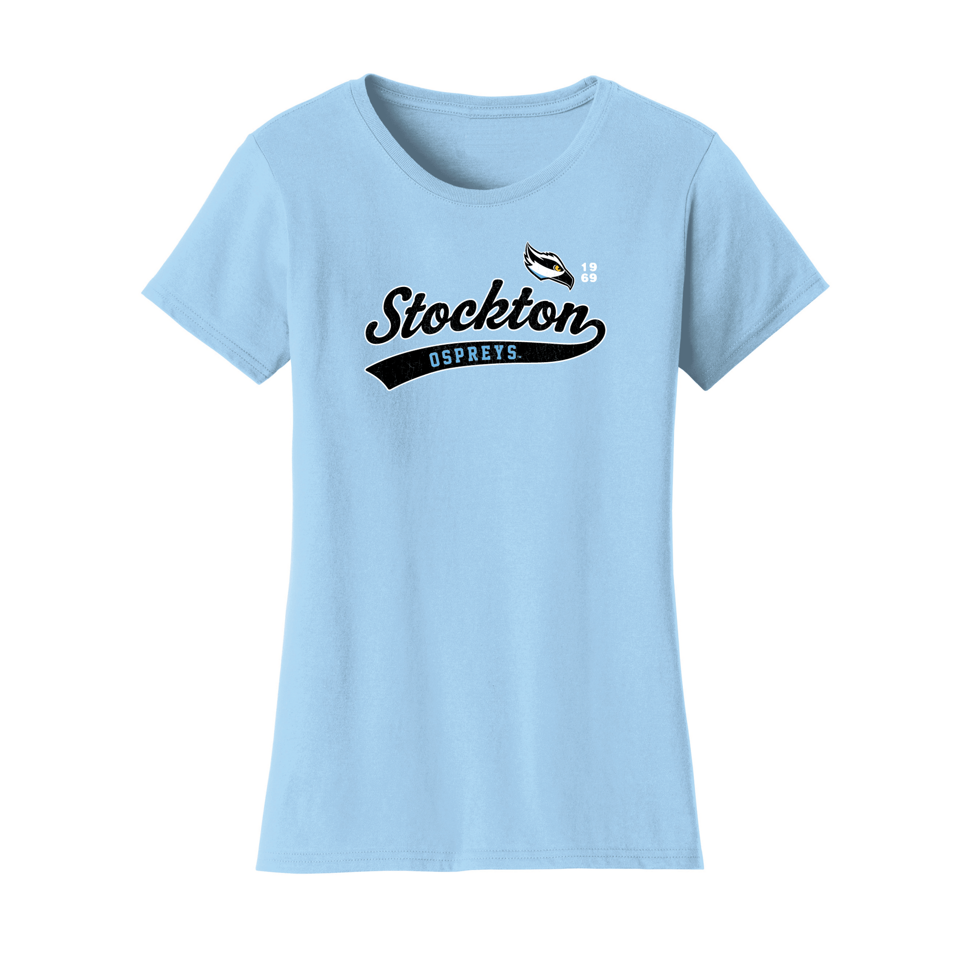 Stockton University Ospreys Old School Womens T-Shirt