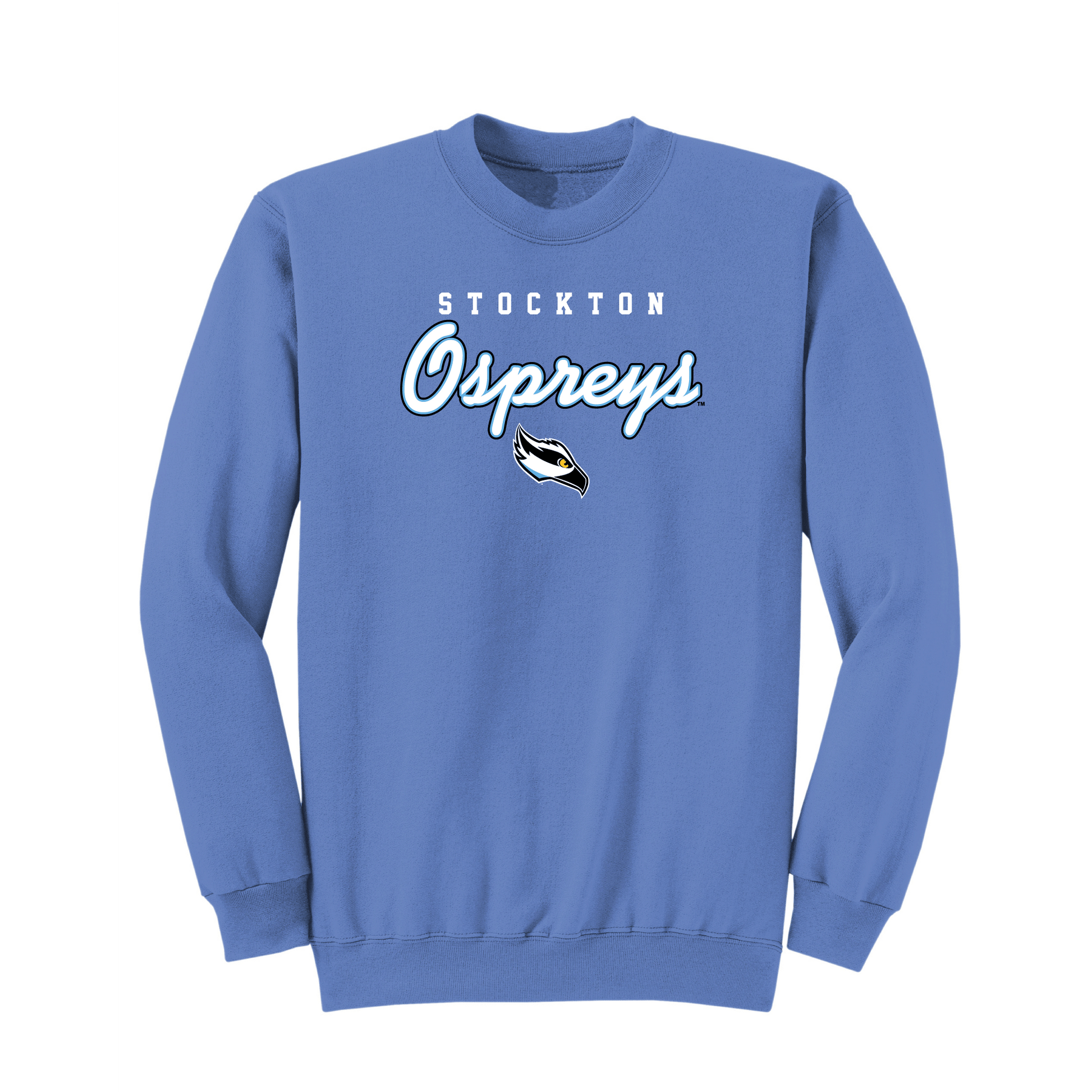 Stockton University Ospreys Machine Script Crewneck Sweatshirt