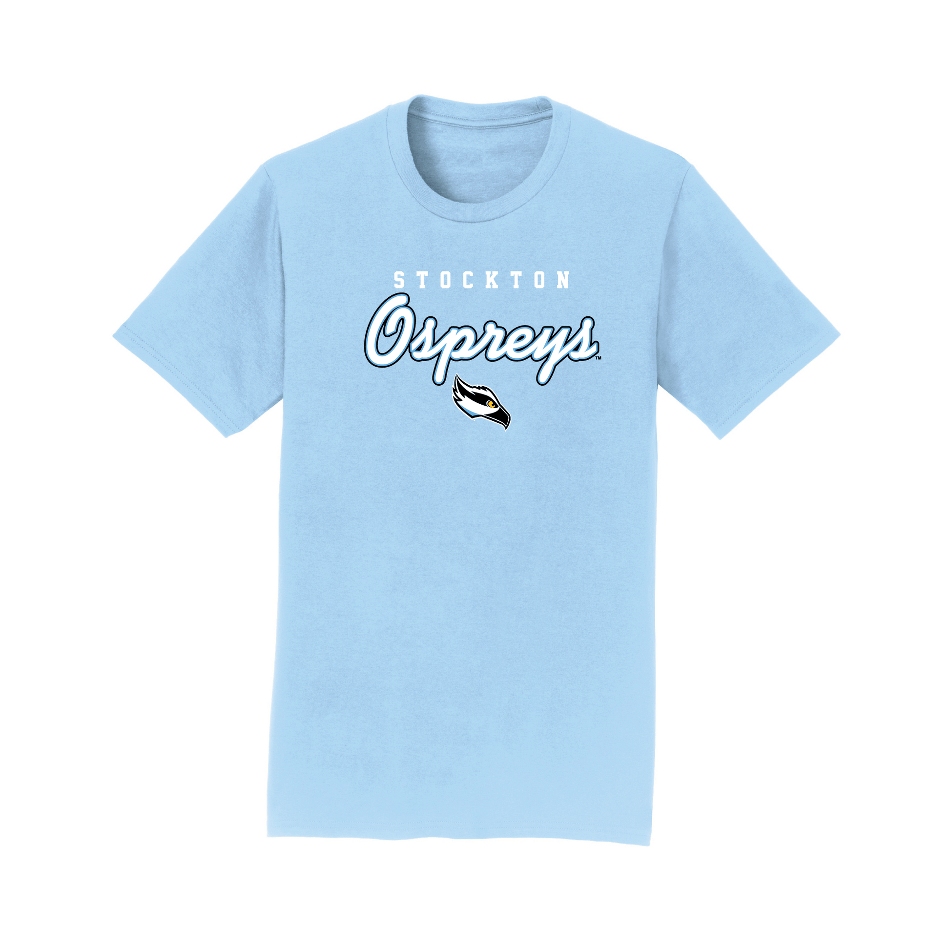 Stockton University Ospreys Machine Script Adult T-Shirt