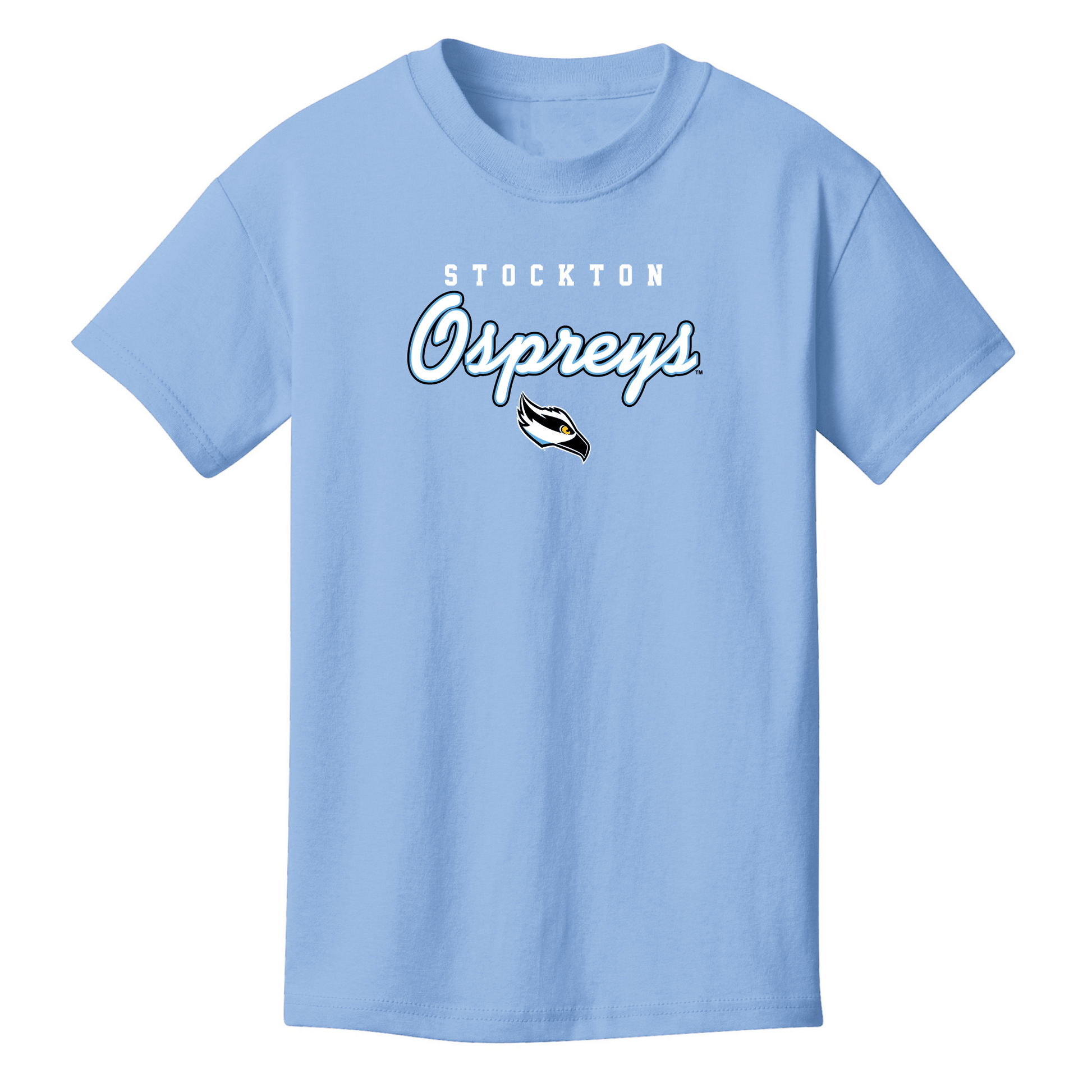 Stockton University Ospreys Machine Script Youth T-Shirt