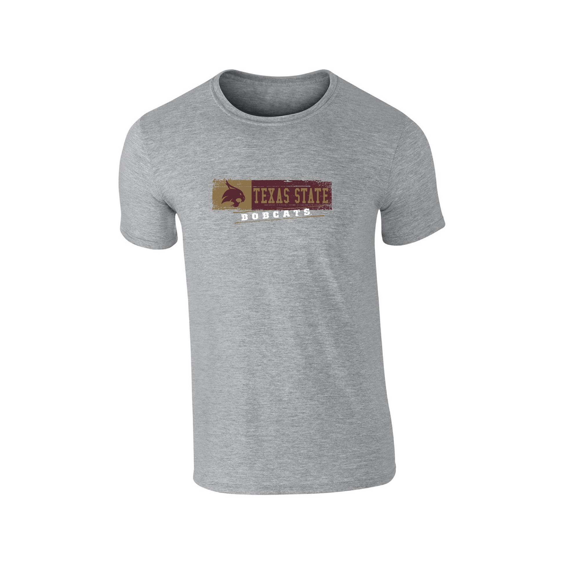 Texas State University  Bobcats Sticker T-shirt Unisex Cotton