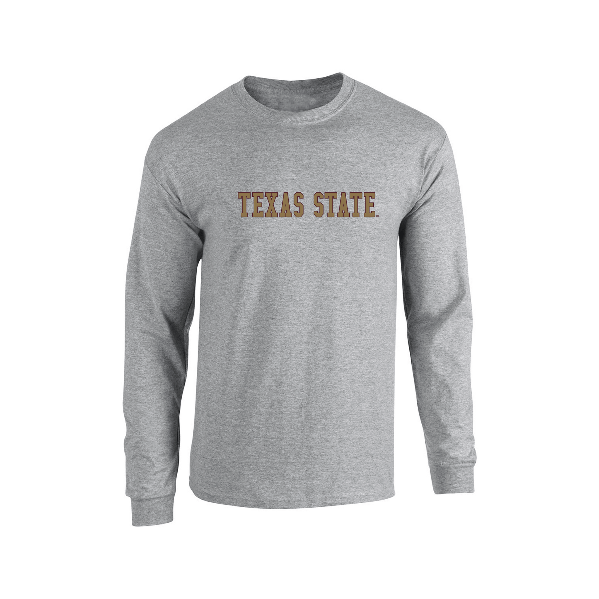 Texas State University  Bobcats Block Long Sleeve T-shirt Unisex