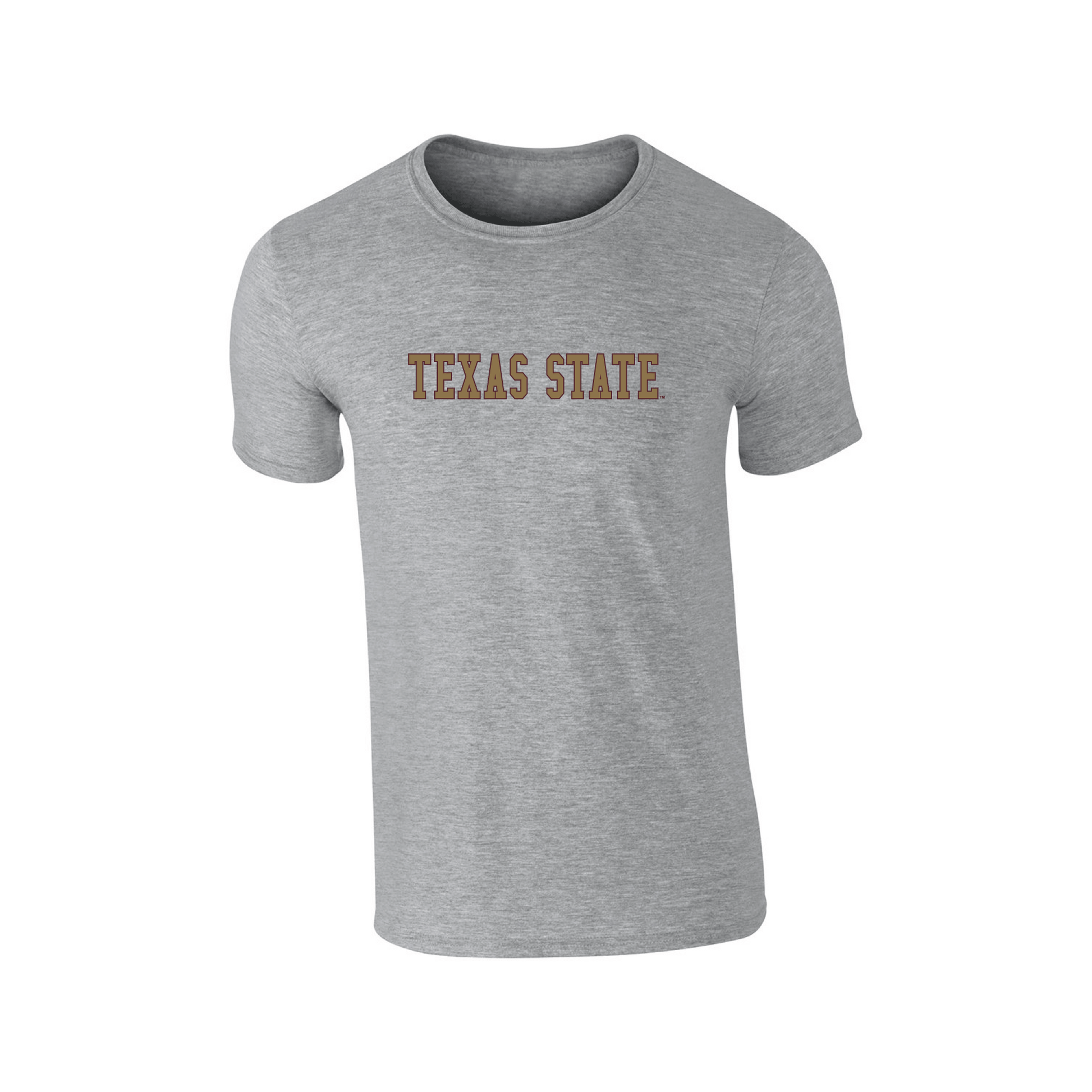Texas State University  Bobcats Block T-shirt Unisex Cotton