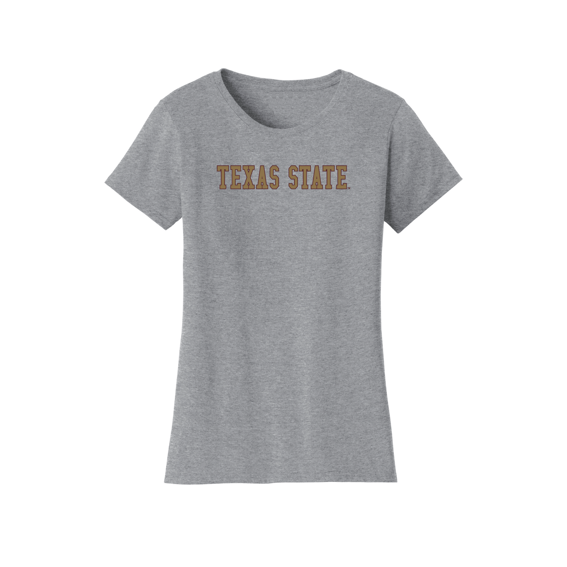Texas State University  Bobcats Block Womens Relaxed T-shirt