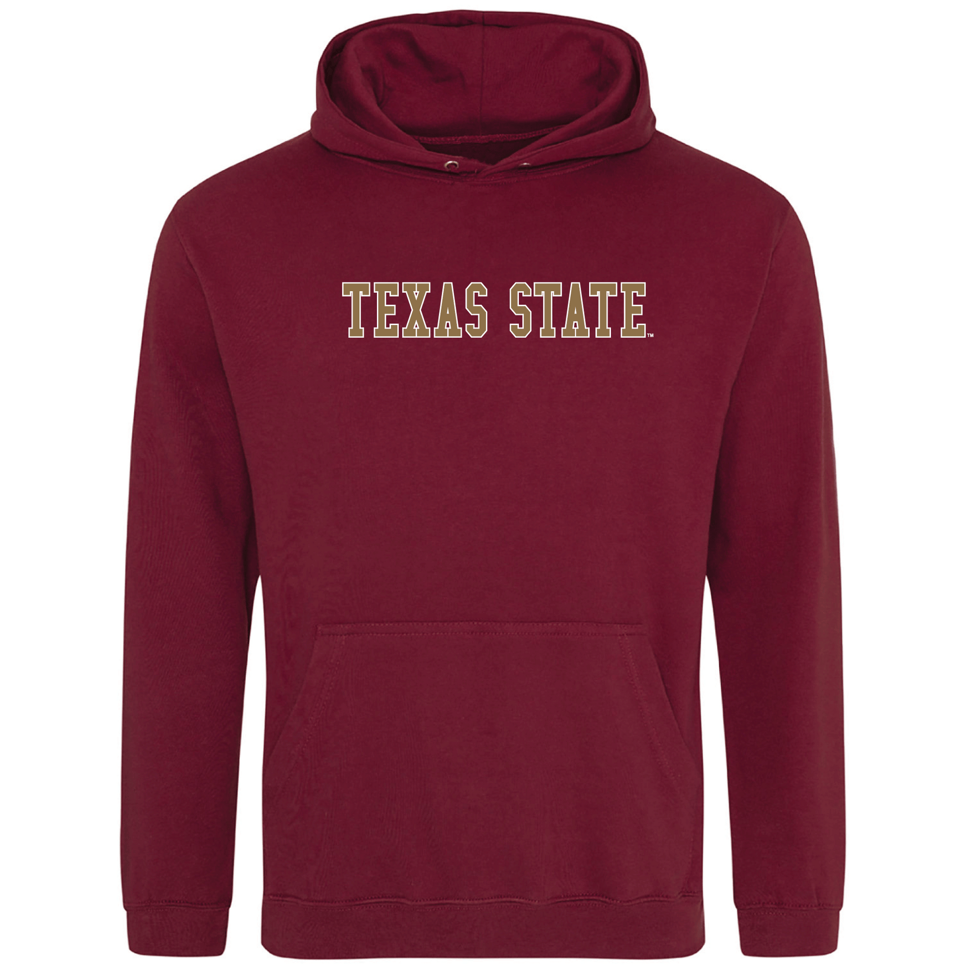 Texas State University  Bobcats Block Hooded Sweatshirt Fleece
