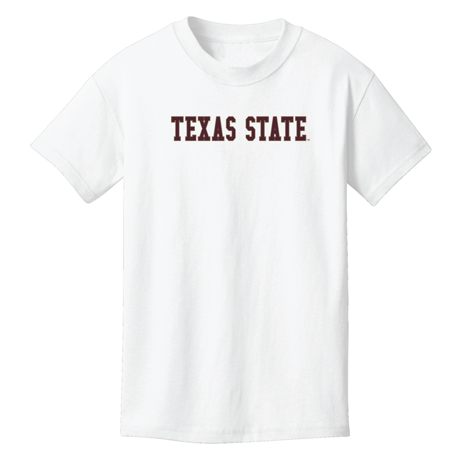 Texas State University  Bobcats Block Youth T-shirt