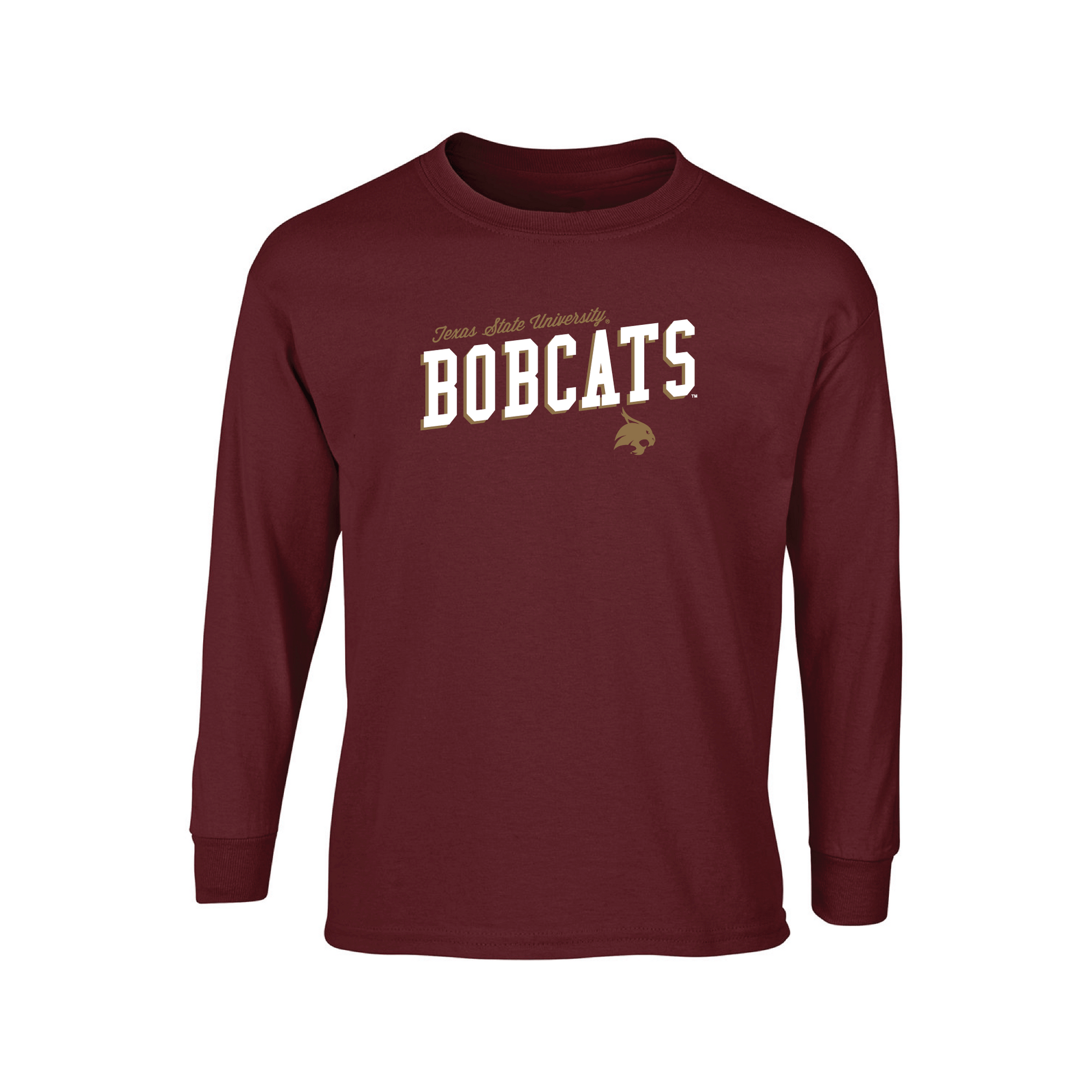 Texas State University  Bobcats Uphill Victory Long Sleeve T-shirt Unisex
