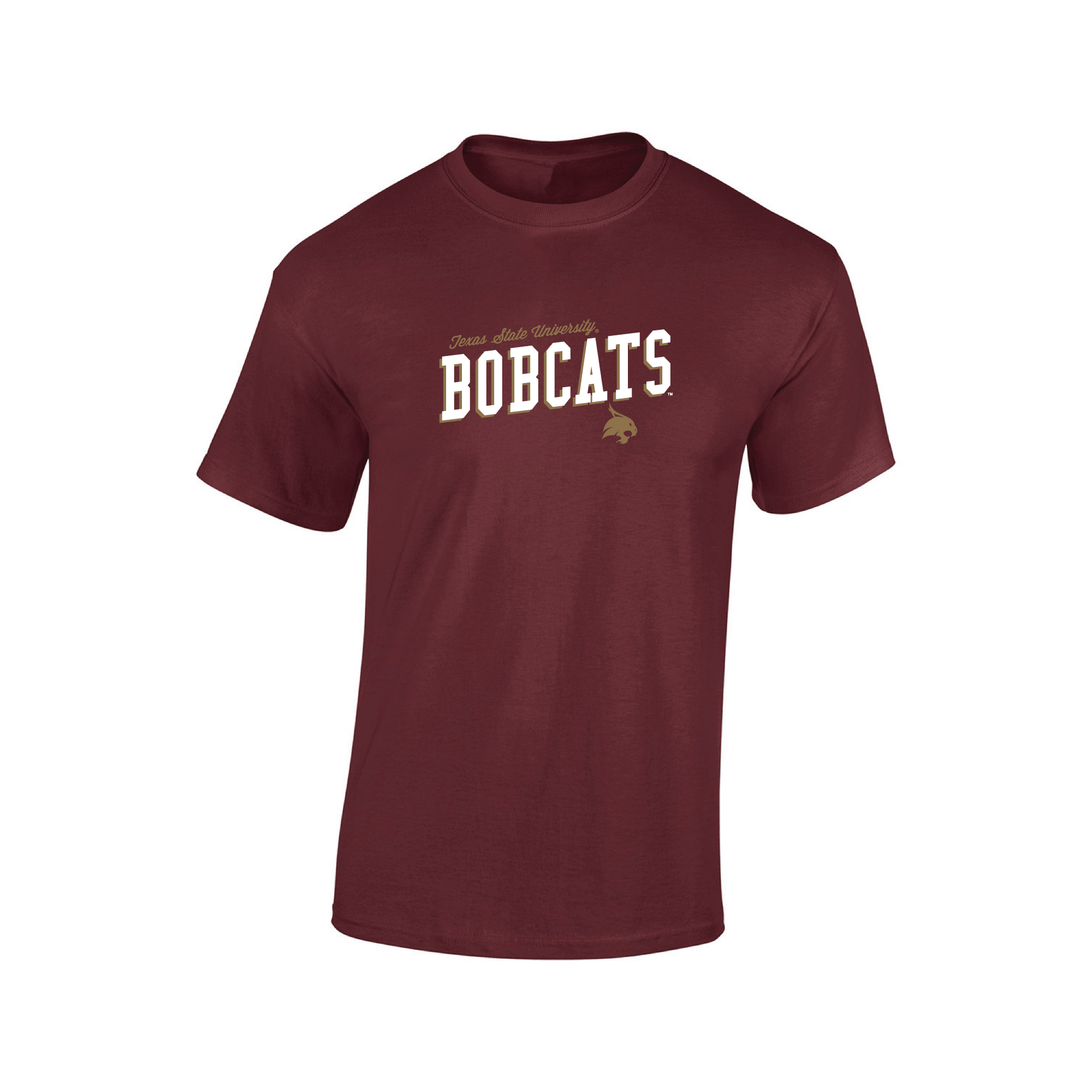 Texas State University  Bobcats Uphill Victory T-shirt Unisex Cotton