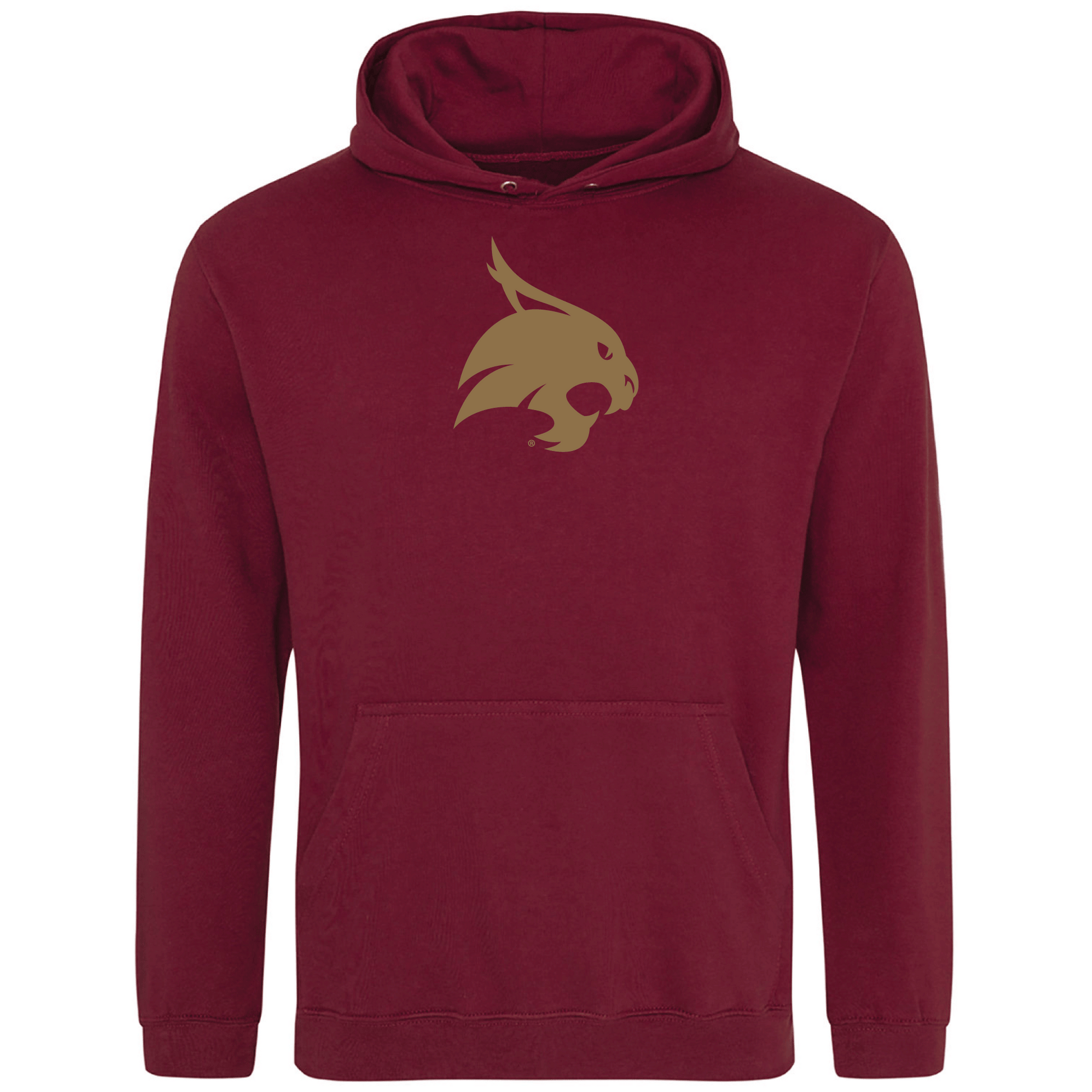 Texas State University  Bobcats Jumbo Logo Hooded Sweatshirt Fleece