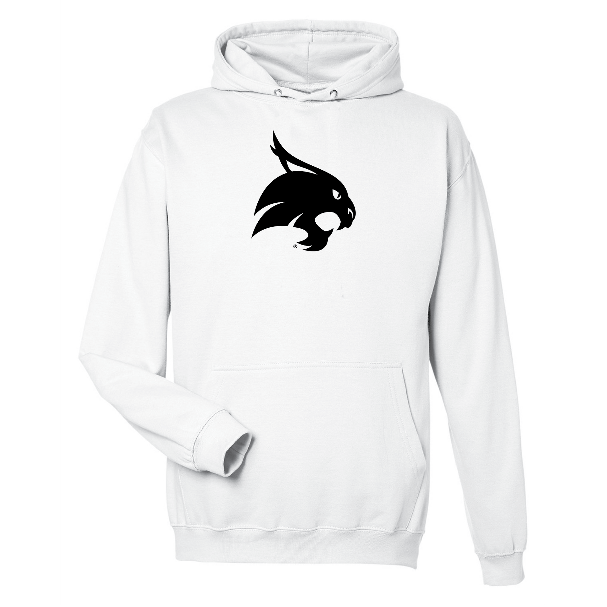 Texas State University  Bobcats Jumbo Logo Hooded Sweatshirt Fleece