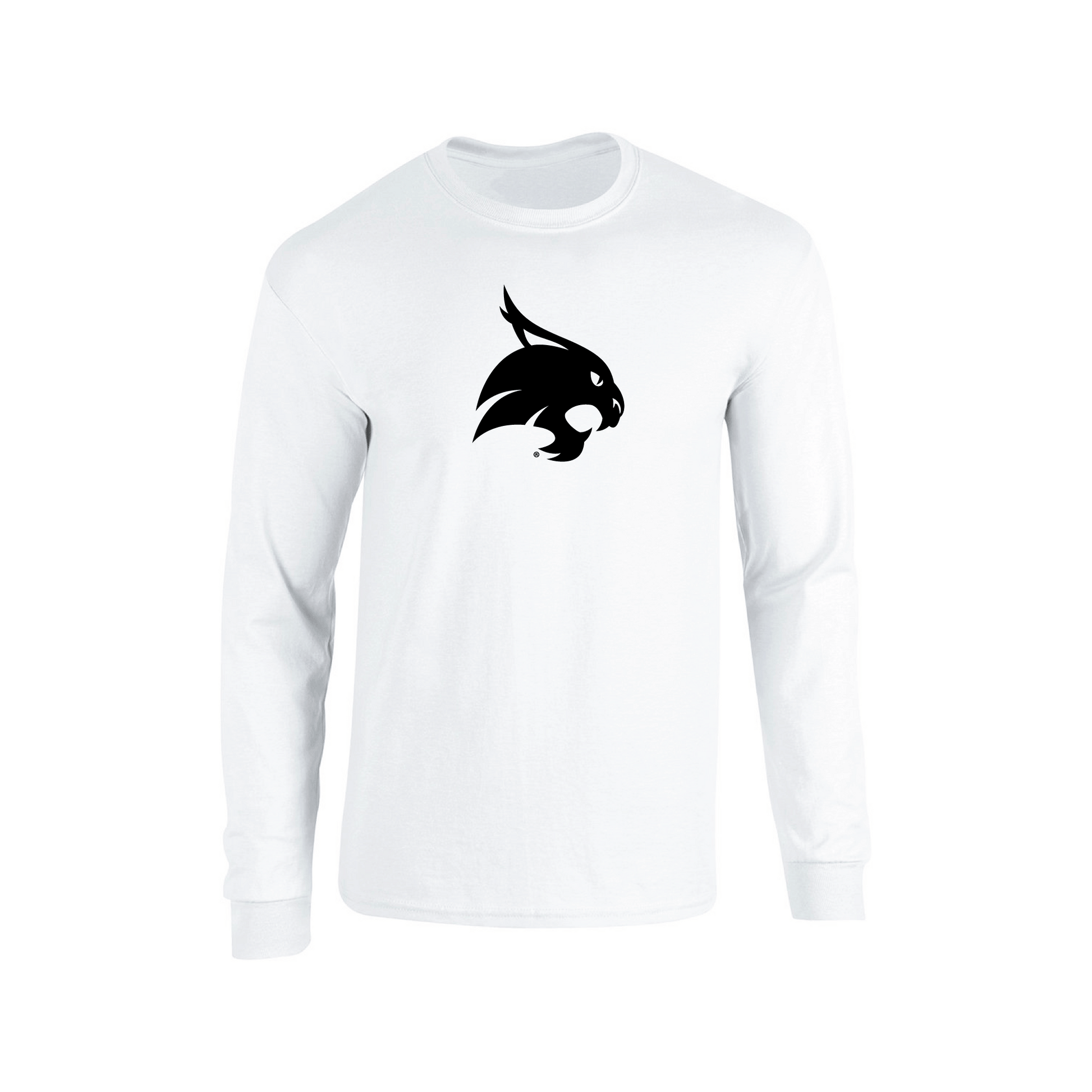 Texas State University  Bobcats Jumbo Logo Long Sleeve T-shirt Unisex
