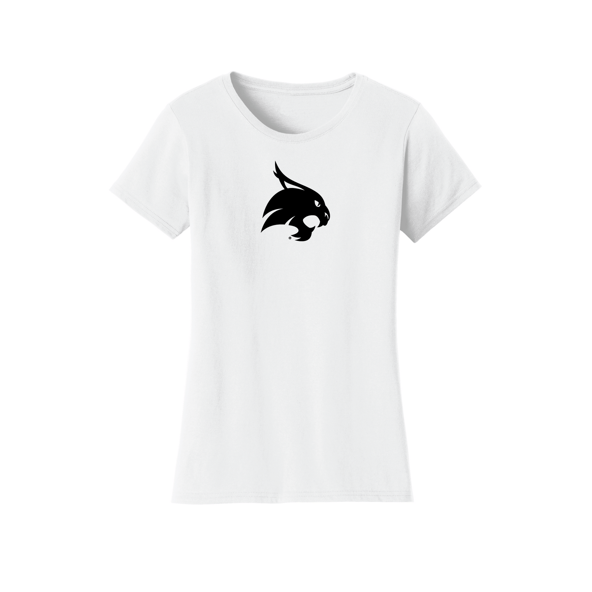 Texas State University  Bobcats Jumbo Logo Womens Relaxed T-shirt