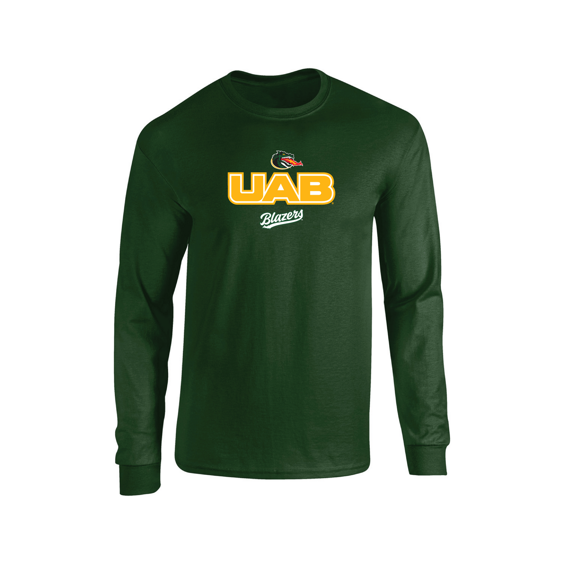 University of Alabama at Birmingham Blazers Campus Script Long Sleeve T-shirt Unisex