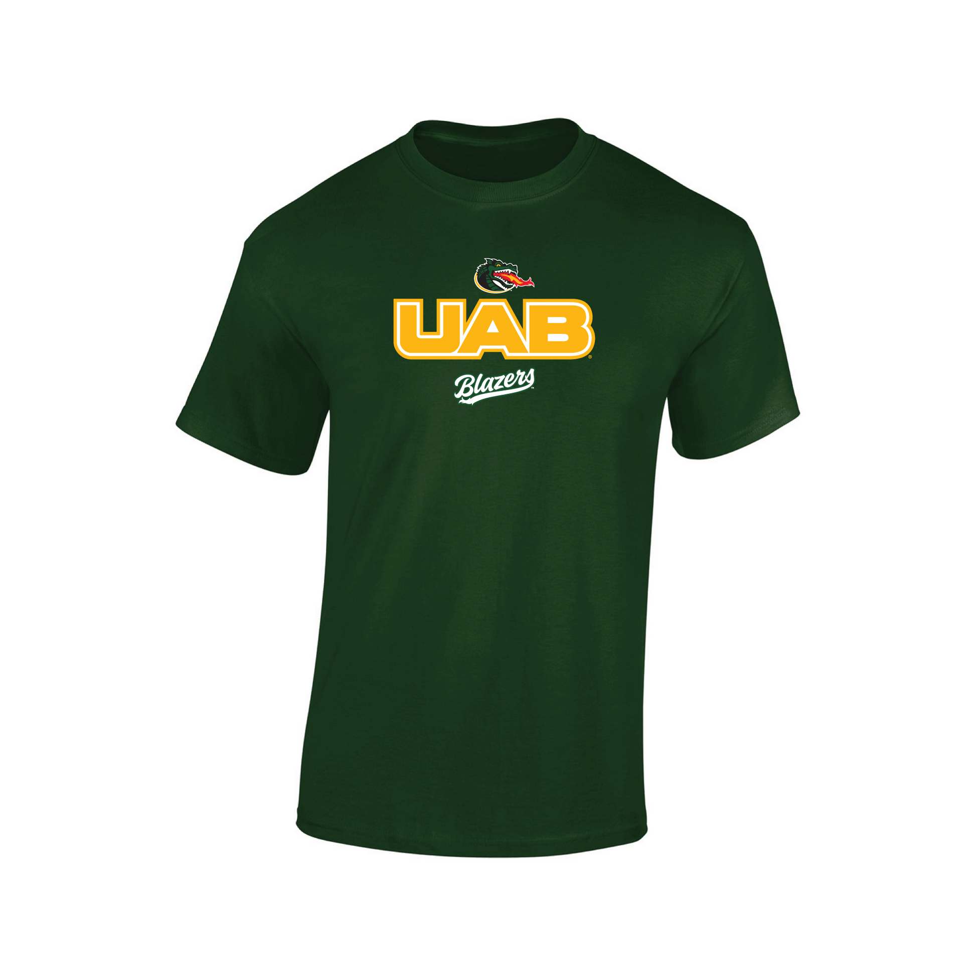 University of Alabama at Birmingham Blazers Campus Script T-shirt Unisex Cotton