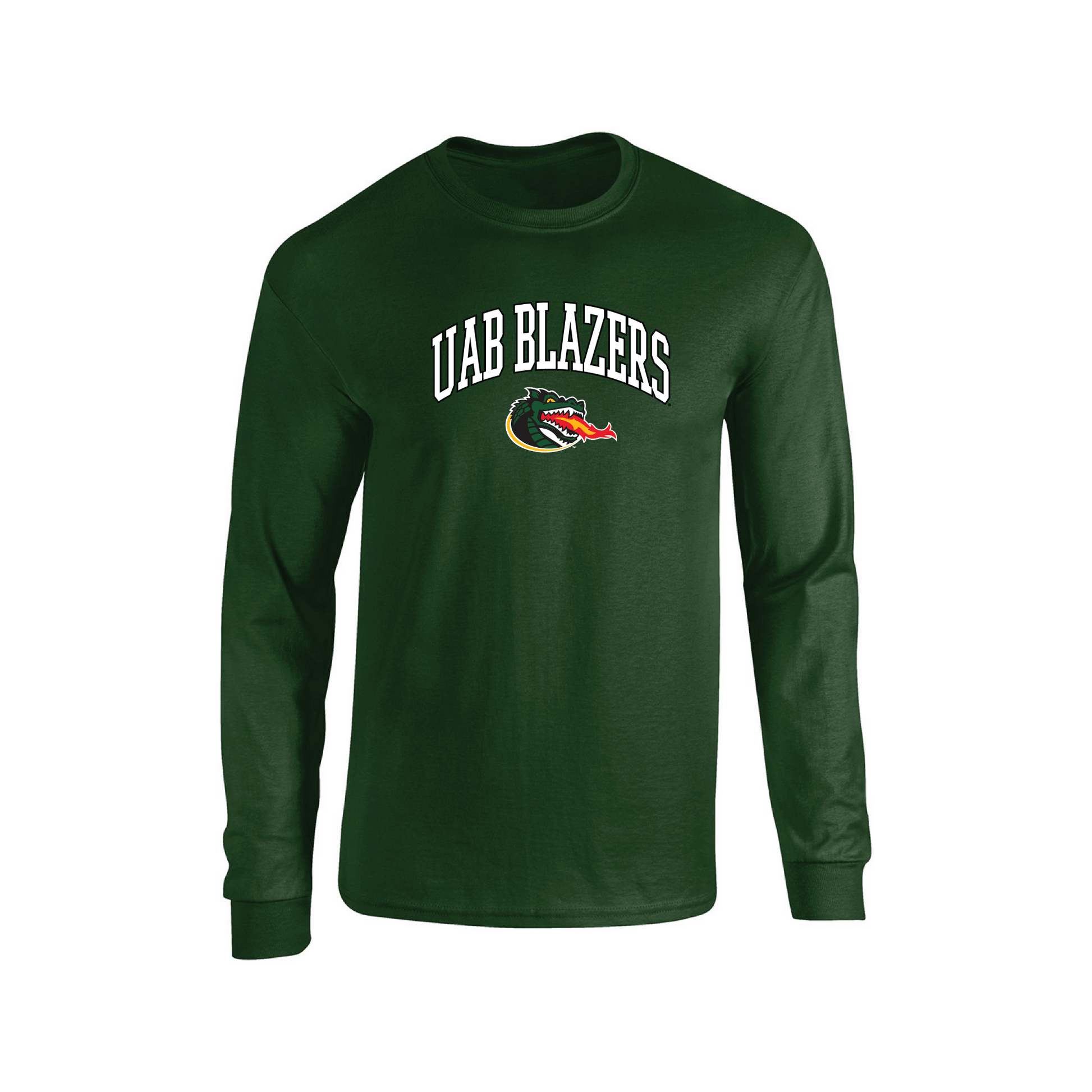 University of Alabama at Birmingham Blazers Jumbo Arch Long Sleeve T-shirt Unisex