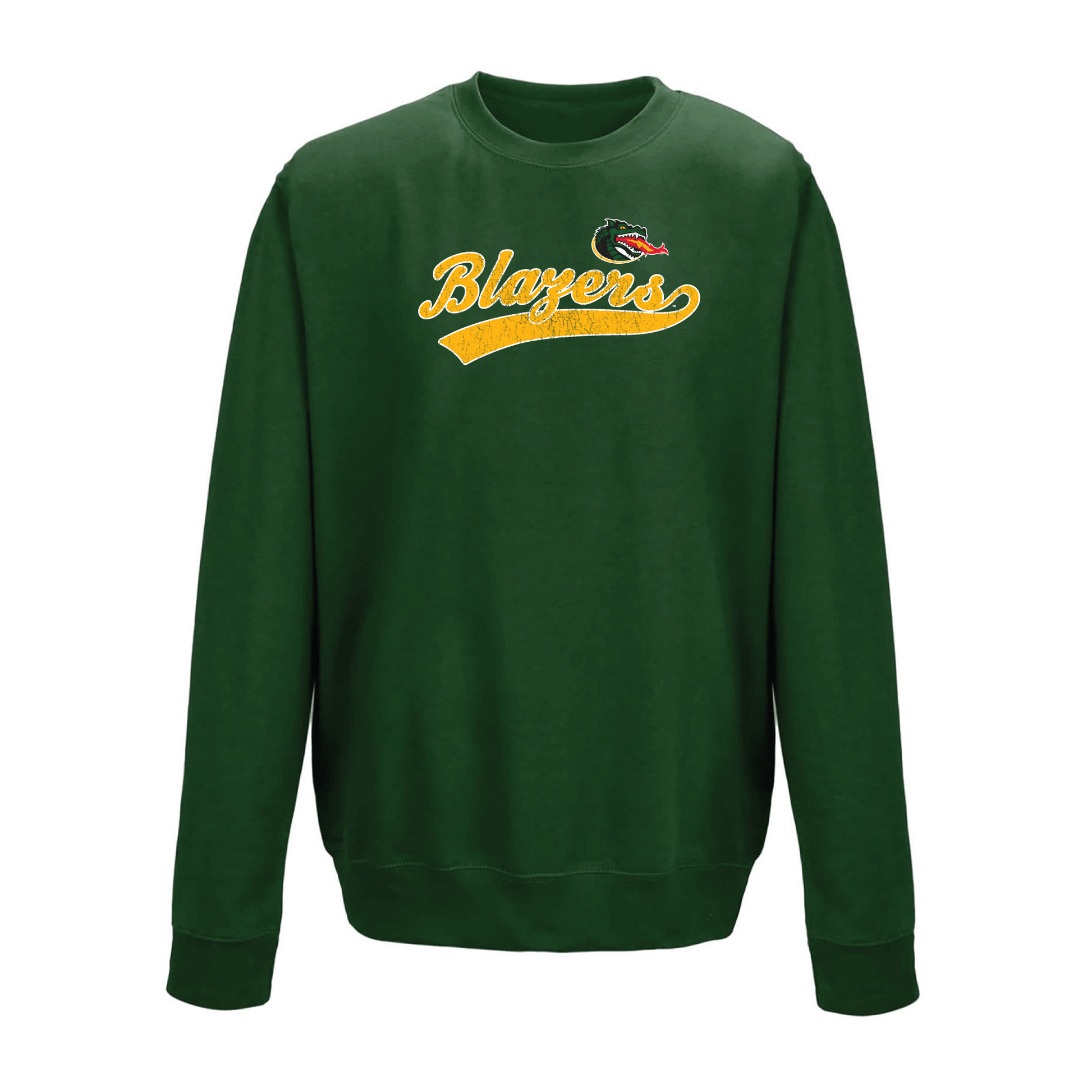 University of Alabama at Birmingham Blazers Old School Crewneck Sweatshirt Fleece
