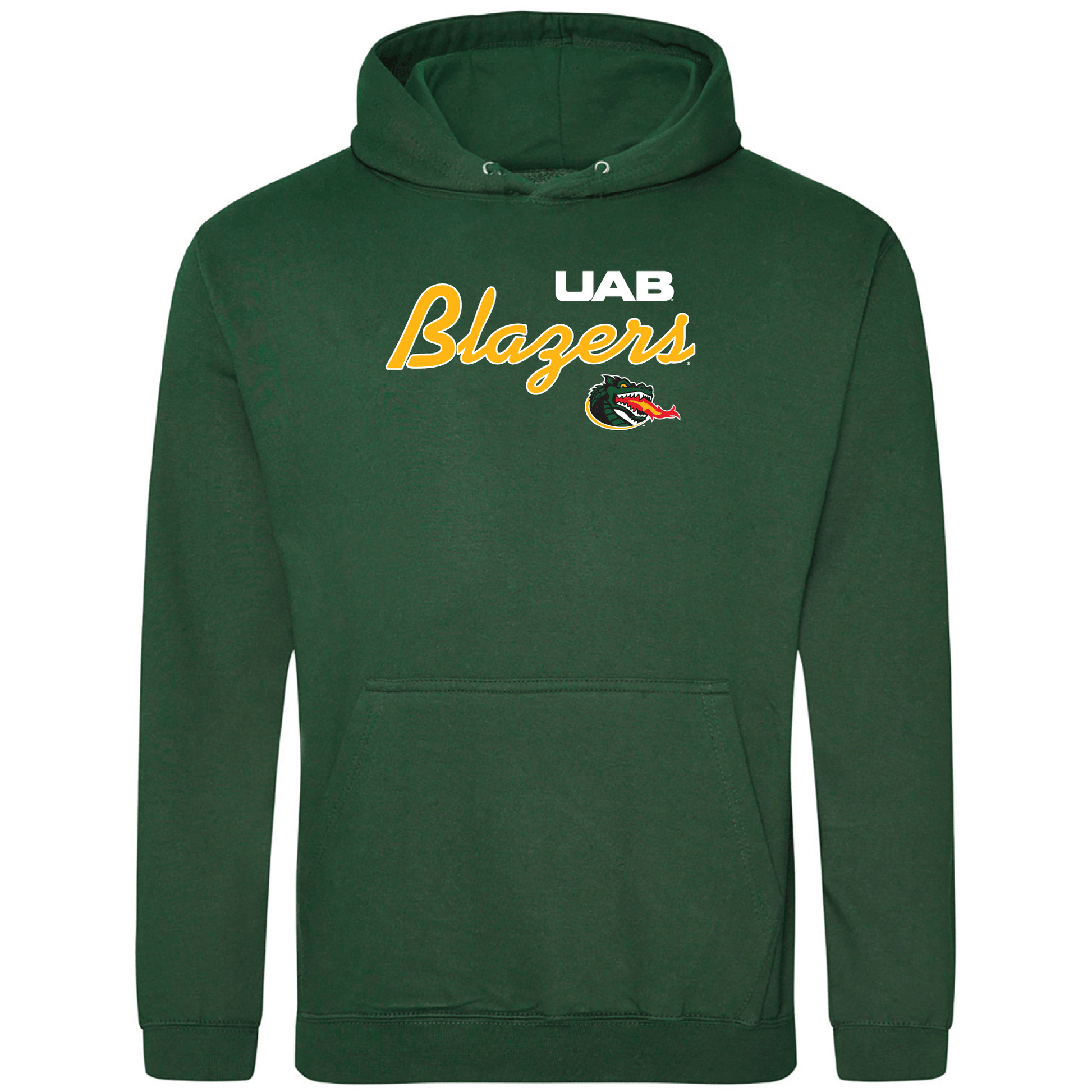 University of Alabama at Birmingham Blazers Machine Script Hooded Sweatshirt Fleece