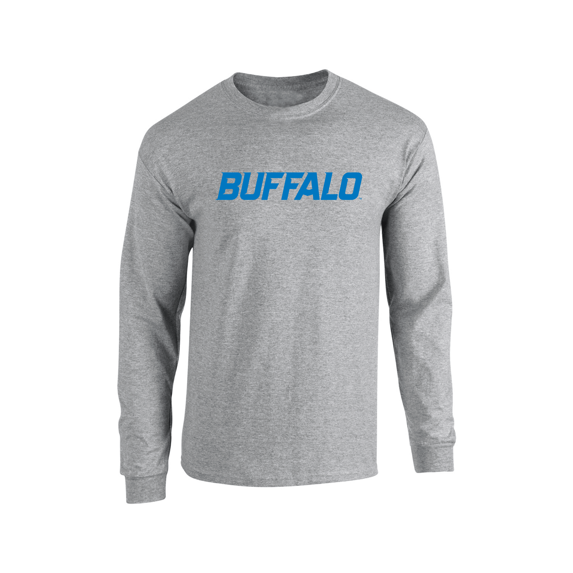 University at Buffalo Bulls Block Adult Long Sleeve T-Shirt