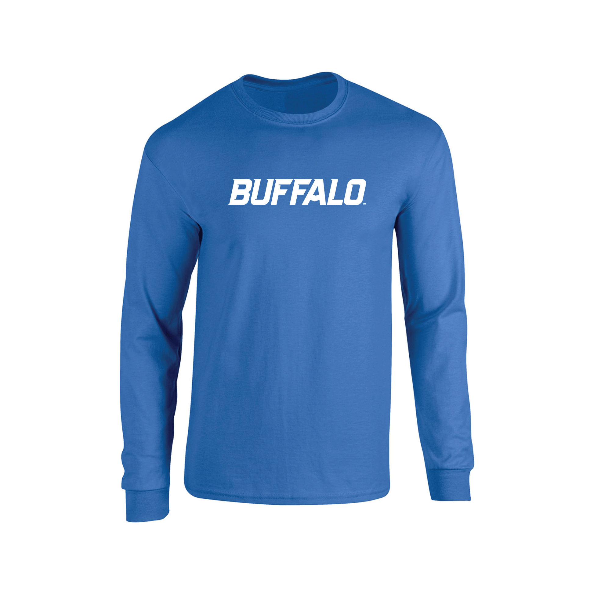 University at Buffalo Bulls Block Adult Long Sleeve T-Shirt