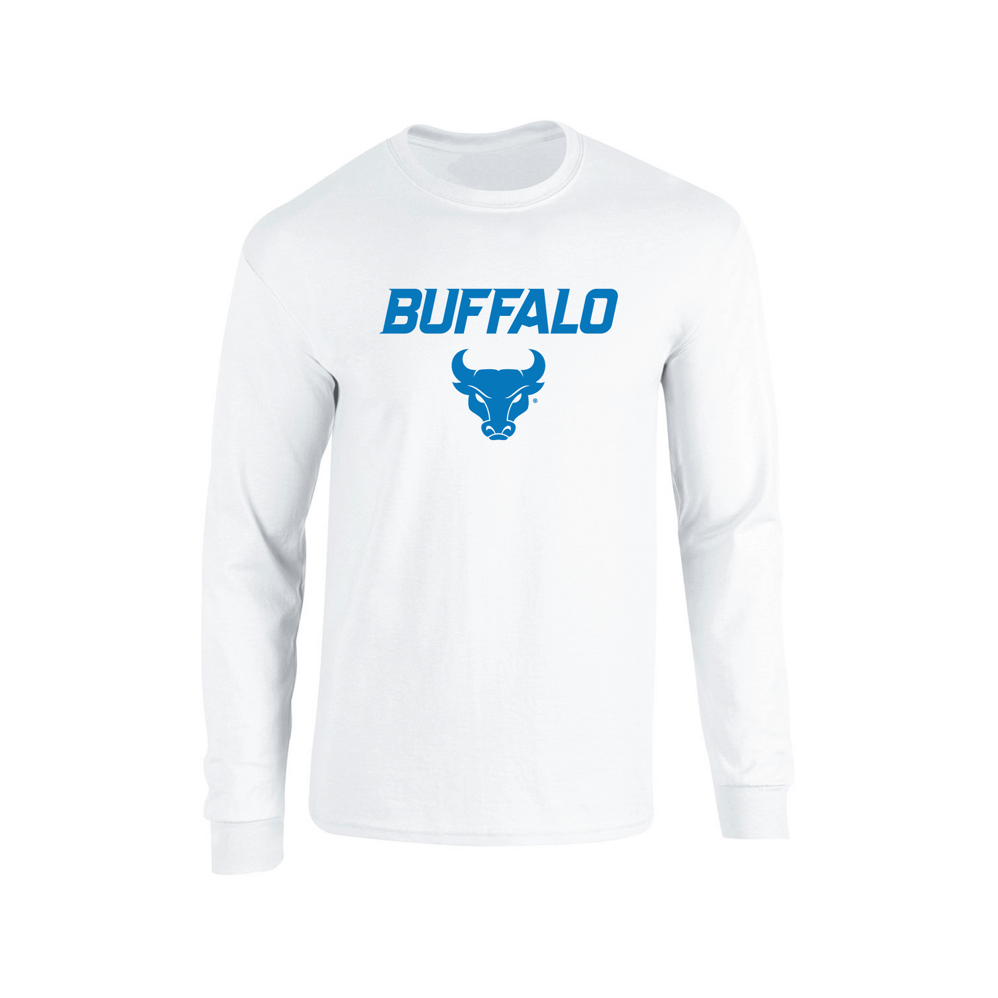 University at Buffalo Bulls Jumbo Arch Adult Long Sleeve T-Shirt