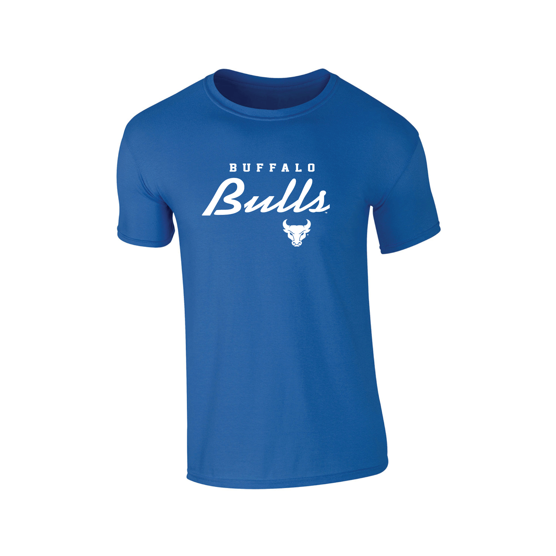 University at Buffalo Bulls Machine Script Adult T-Shirt
