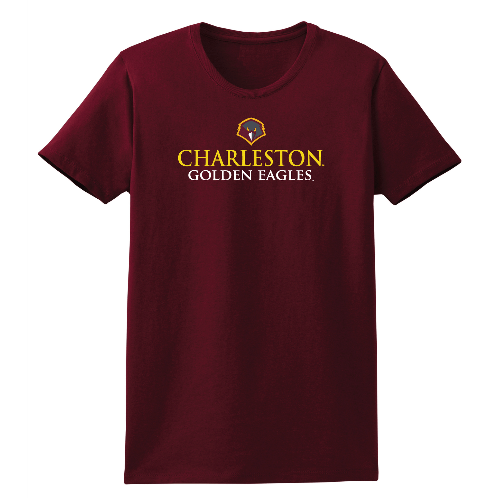University of Charleston Golden Eagles Campus Script Womens T-Shirt