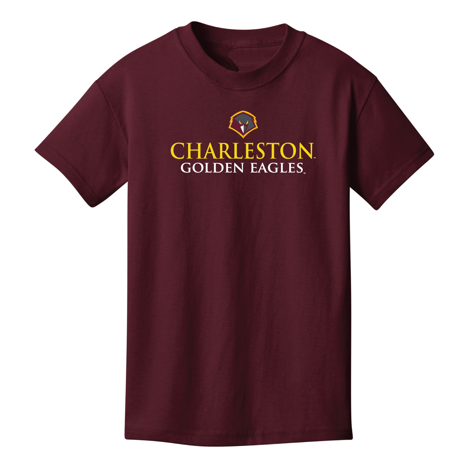 University of Charleston Golden Eagles Campus Script Youth T-Shirt