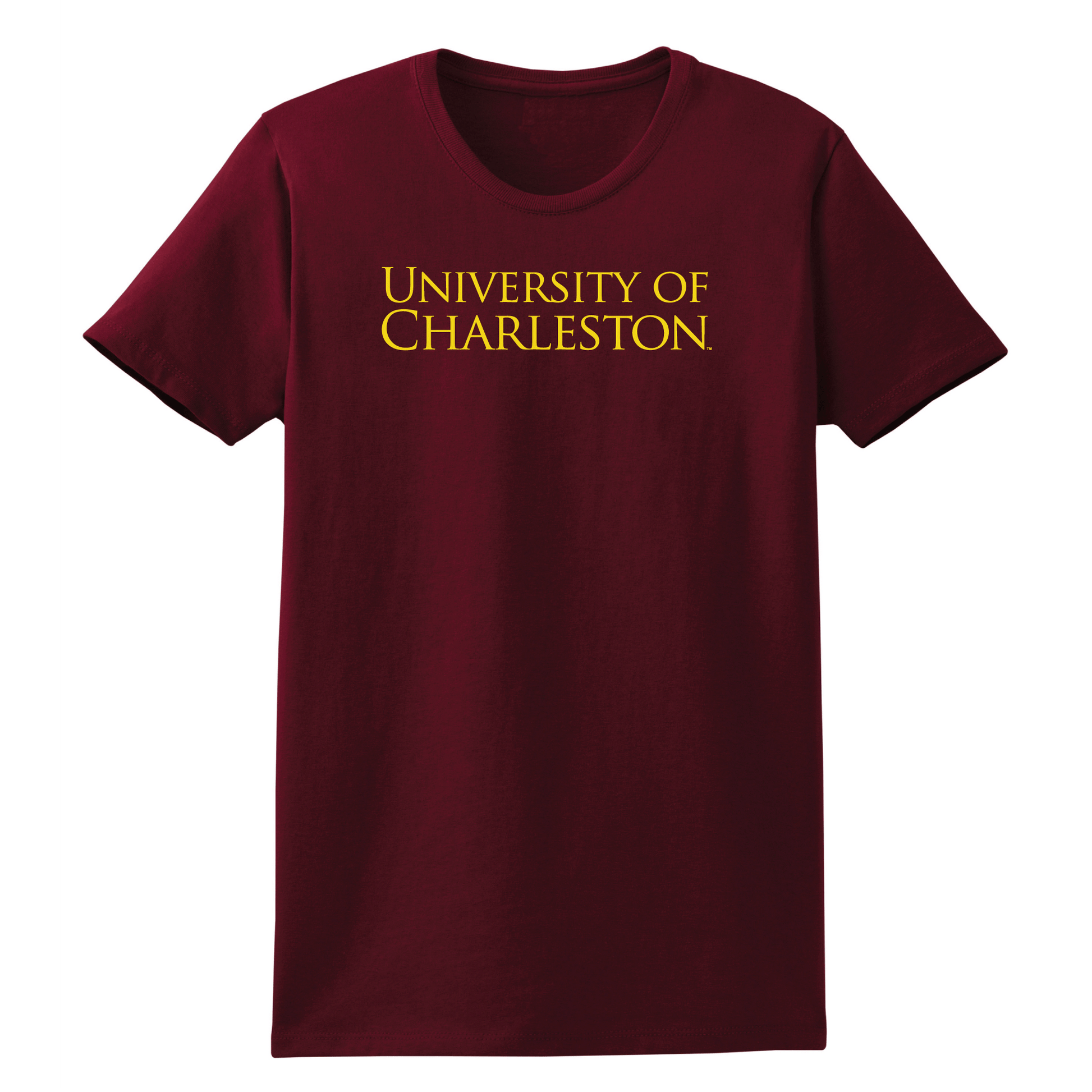 University of Charleston Golden Eagles Block Womens T-Shirt