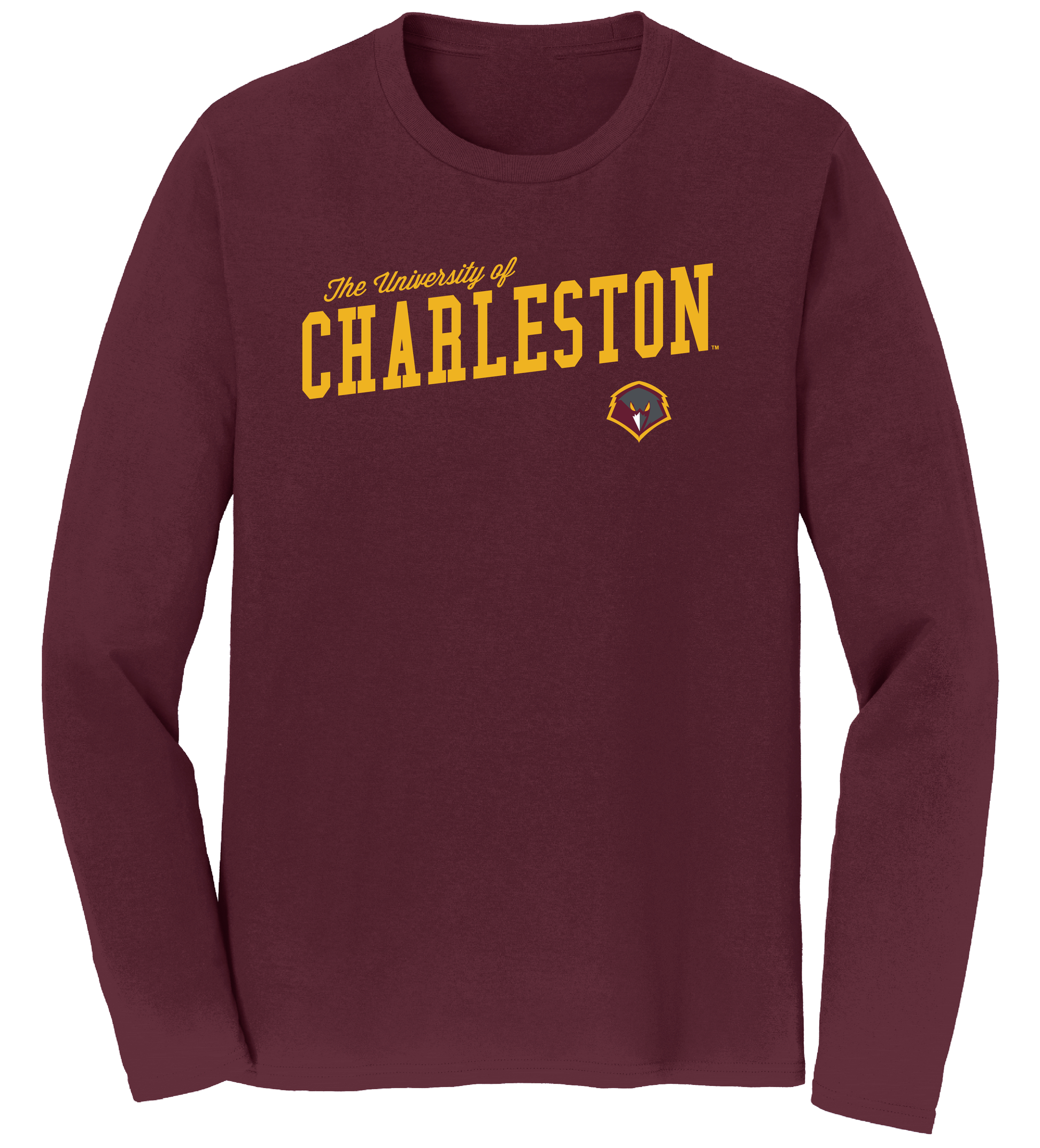 University of Charleston Golden Eagles Uphill Victory Adult Long Sleeve T-Shirt