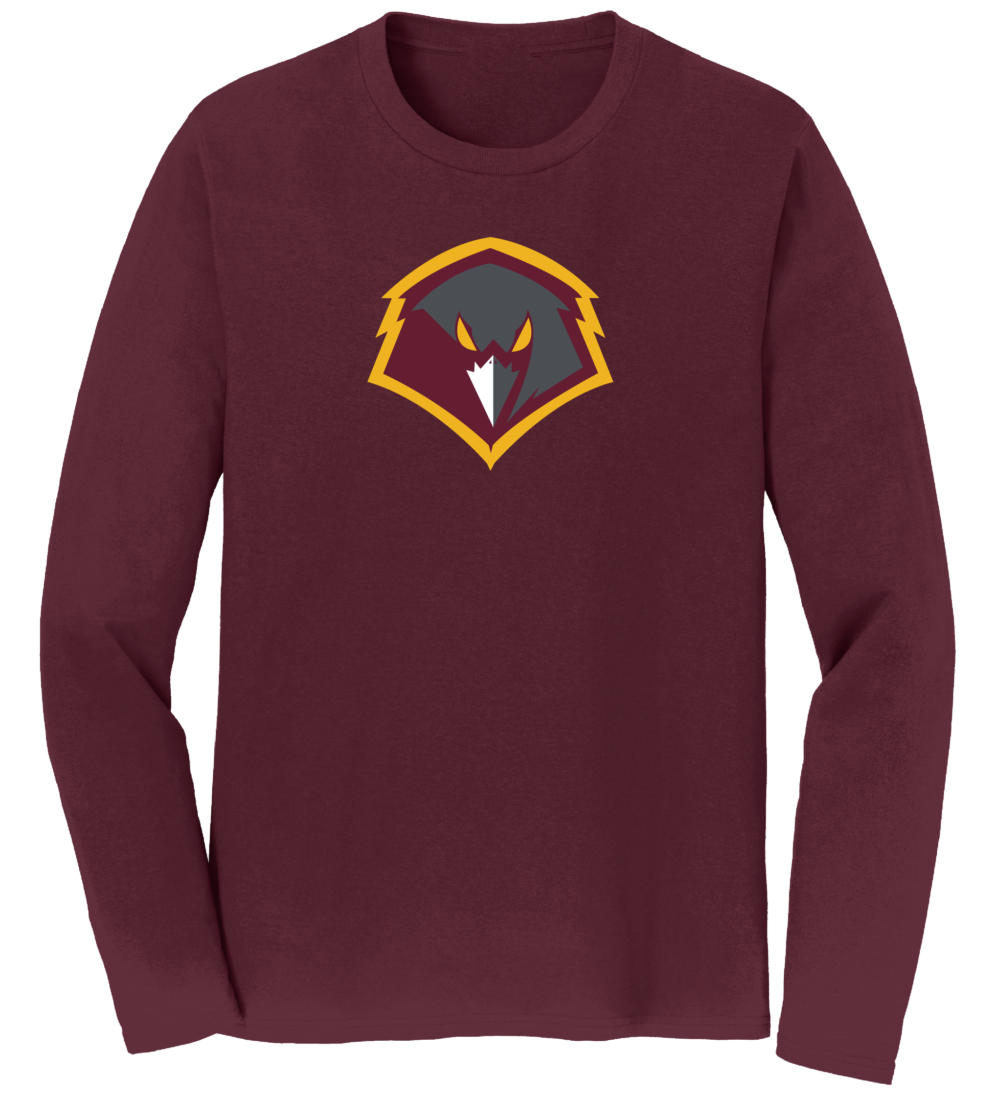University of Charleston Golden Eagles Jumbo Logo Adult Long Sleeve T-Shirt