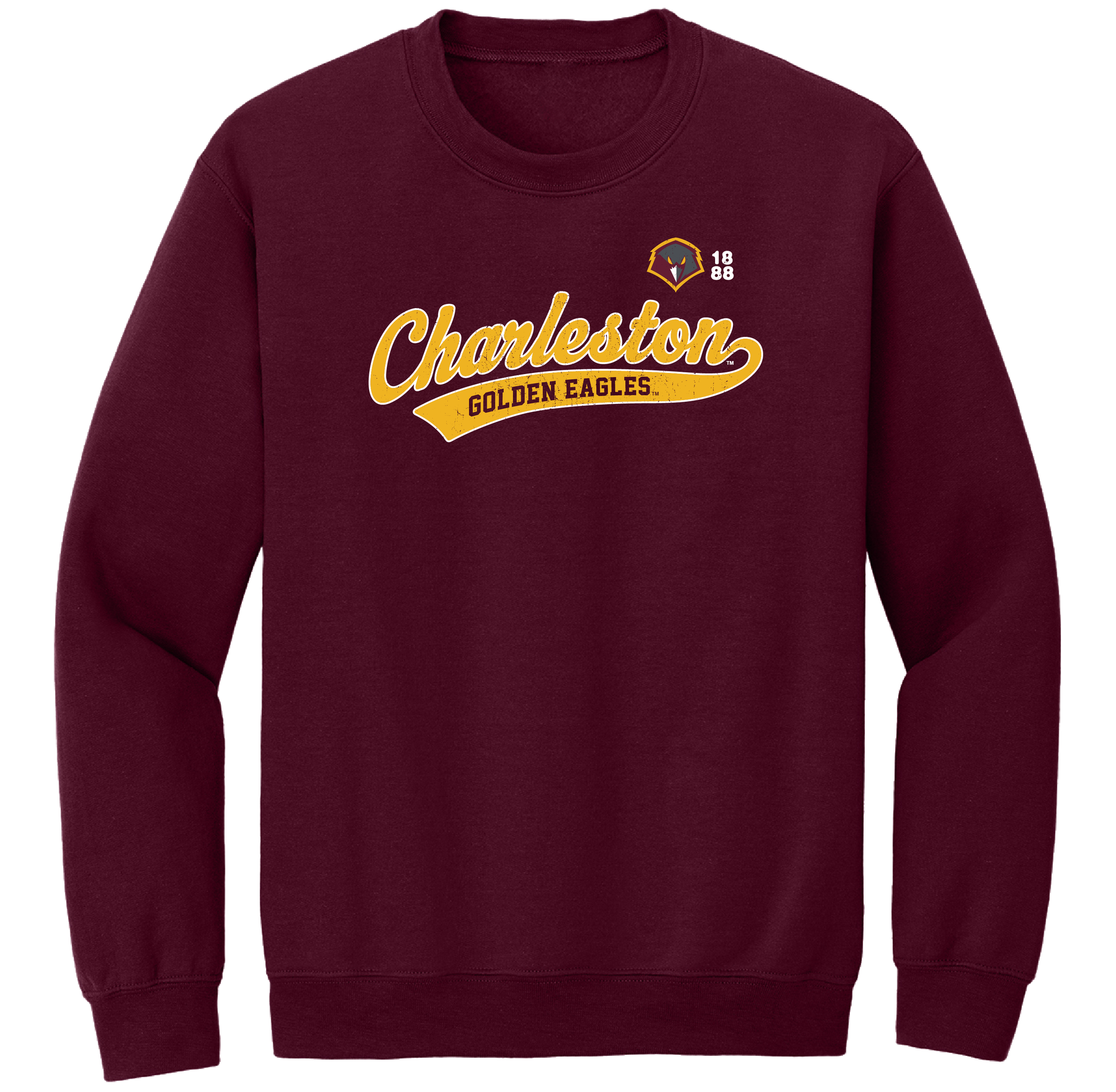 University of Charleston Golden Eagles Old School Crewneck Sweatshirt