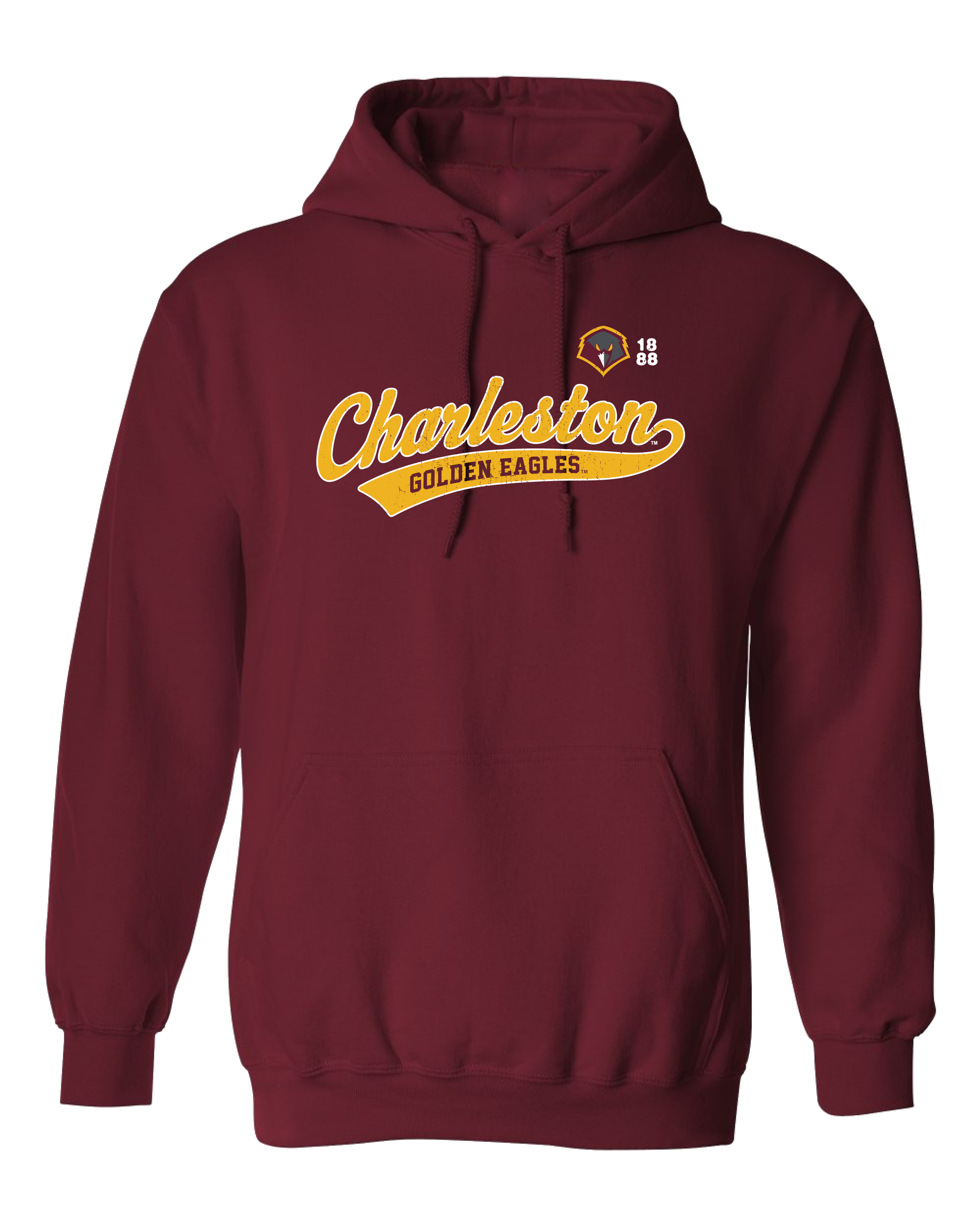 University of Charleston Golden Eagles Old School Hooded Sweatshirt