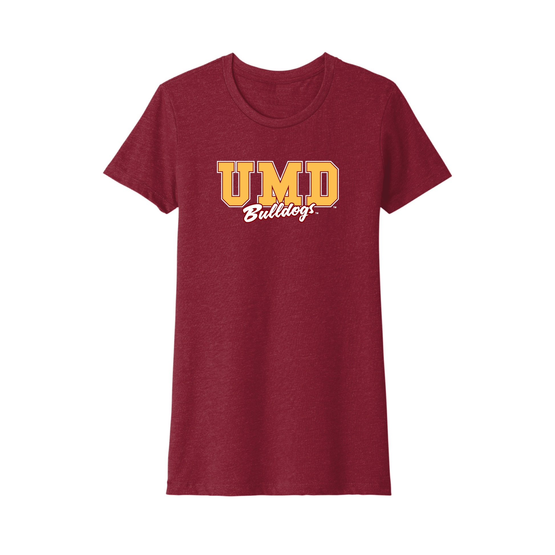 University of Minnesota Duluth Bulldogs Campus Script Womens T-Shirt