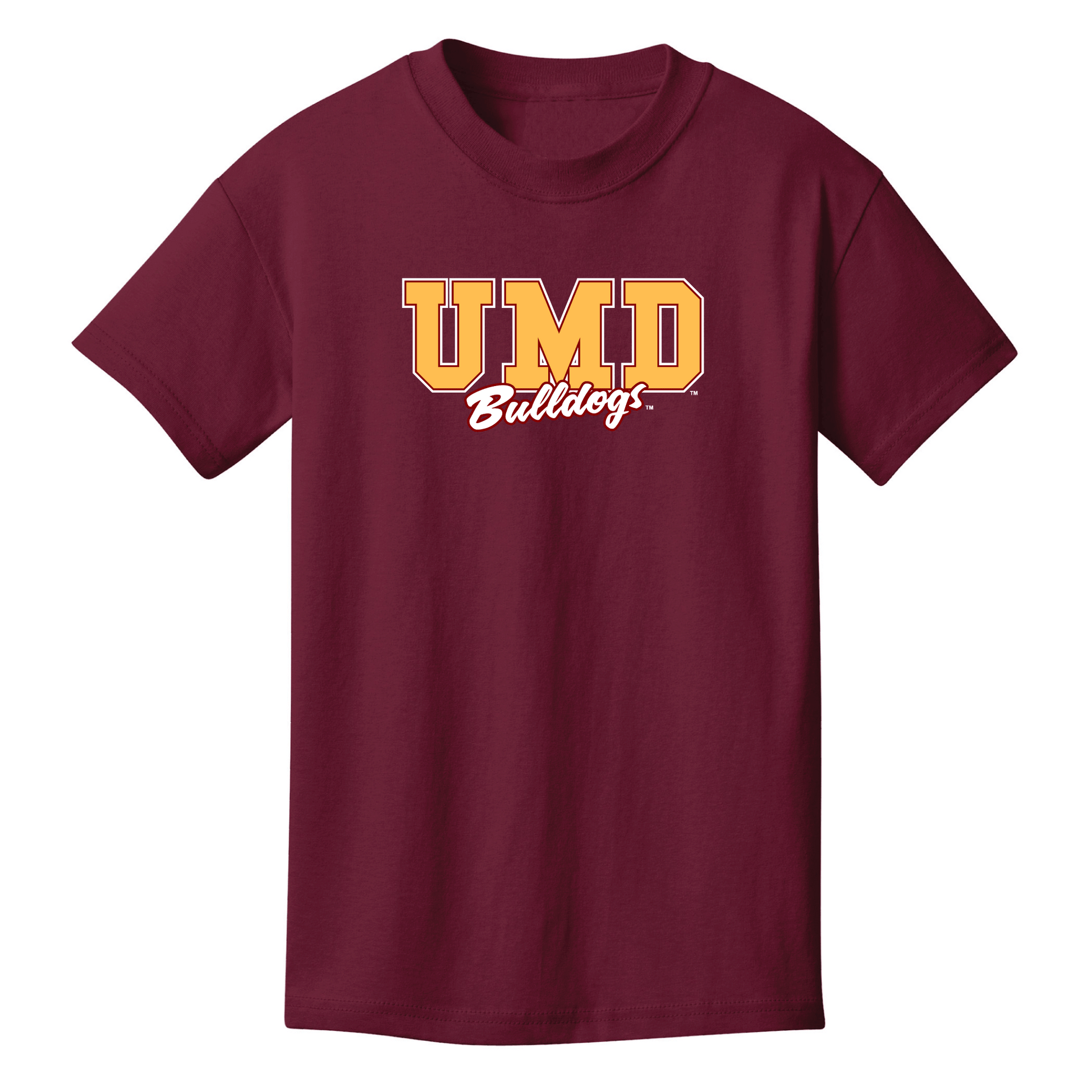 University of Minnesota Duluth Bulldogs Campus Script Youth T-Shirt