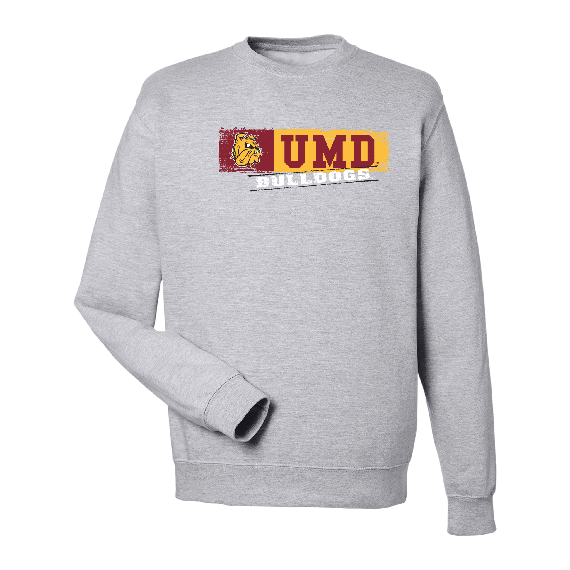 University of Minnesota Duluth Bulldogs Sticker Crewneck Sweatshirt