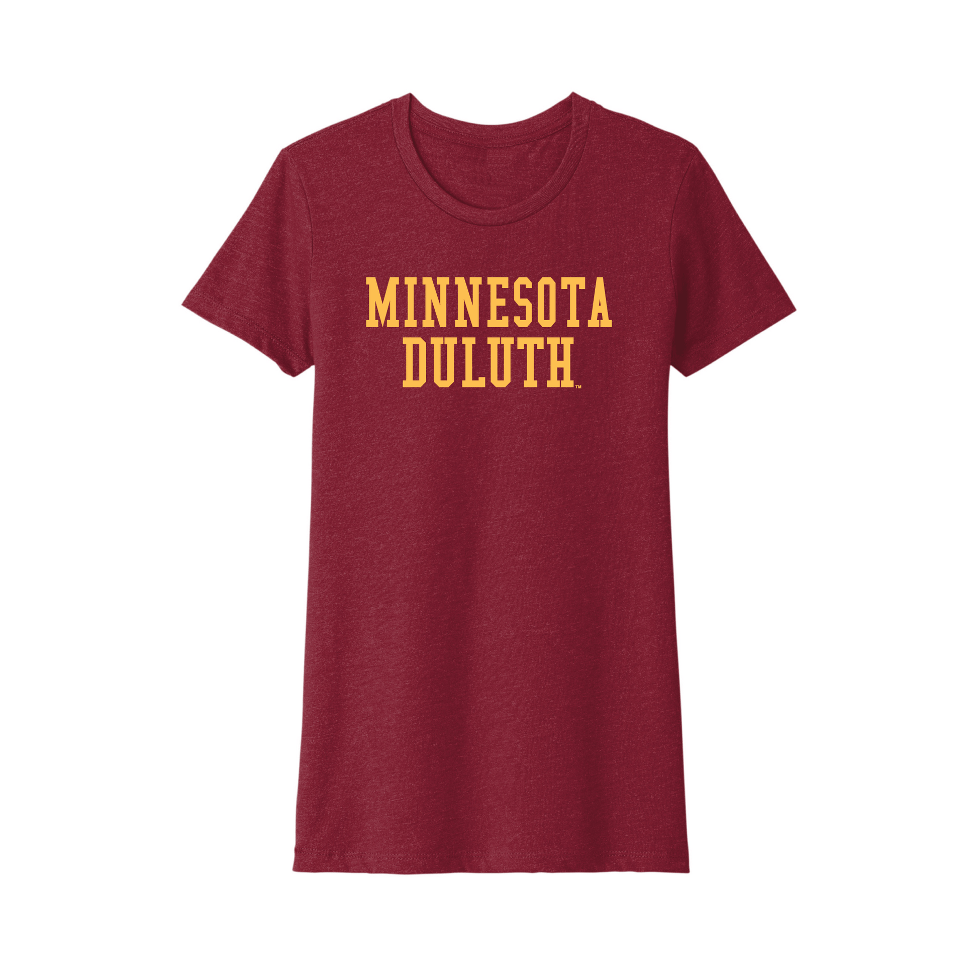 University of Minnesota Duluth Bulldogs Block Womens T-Shirt